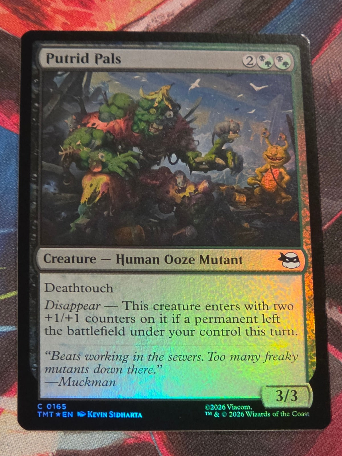 Putrid Pals - 165 - Teenage Mutant Ninja Turtles - C - Foil - NM MTG