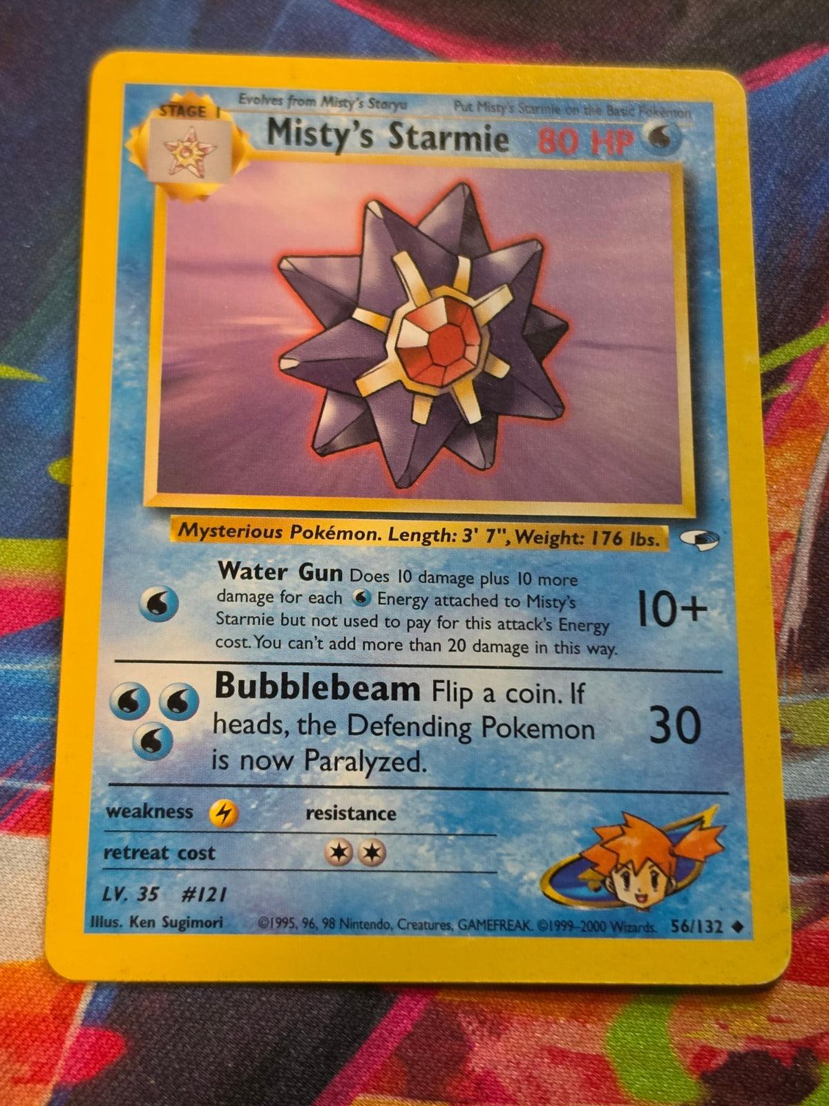Misty's Starmie - 056/132 - Gym Heroes - Uncommon - Unlimited - NM Pokemon