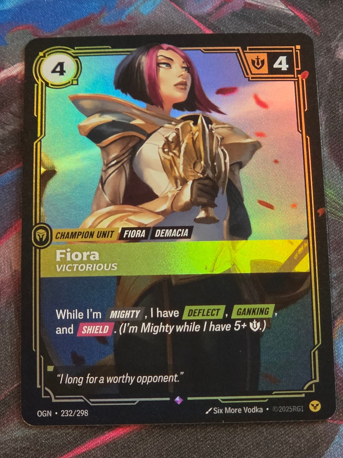 Fiora, Victorious - 232/298 - Origins - Rare - NM