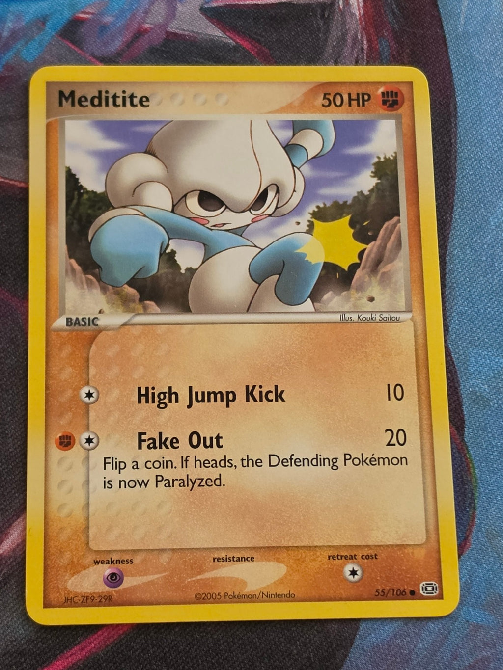 Meditite - 55/106 - EX Emerald - Common - NM - Pokemon