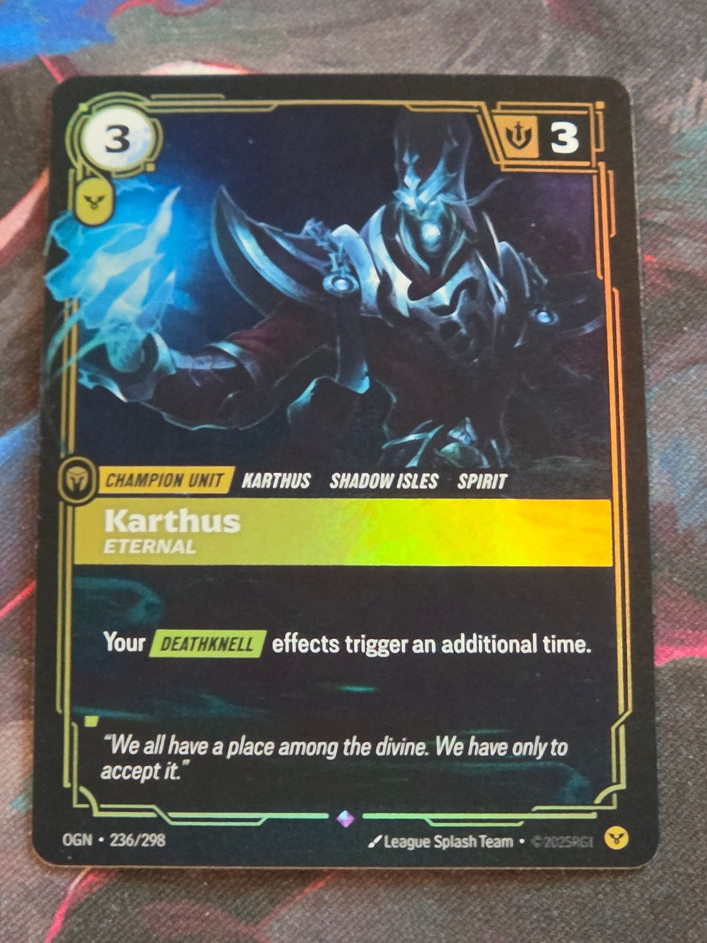 Karthus, Eternal - 236/298 - Origins - Rare - NM
