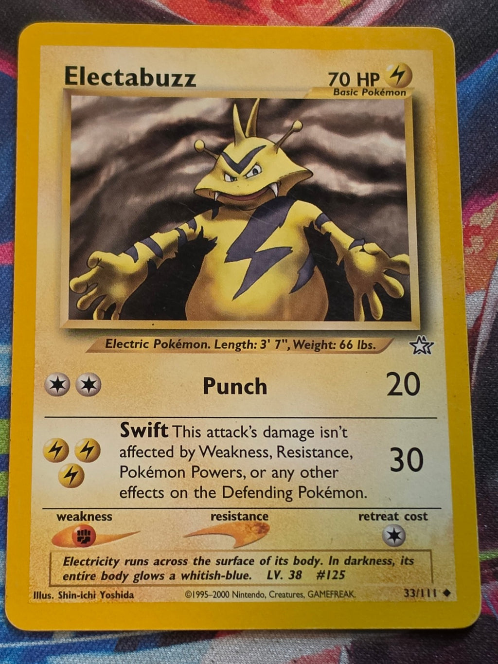 Electabuzz - 033/111 - Neo Genesis - Uncommon - Unlimited - LP Pokemon
