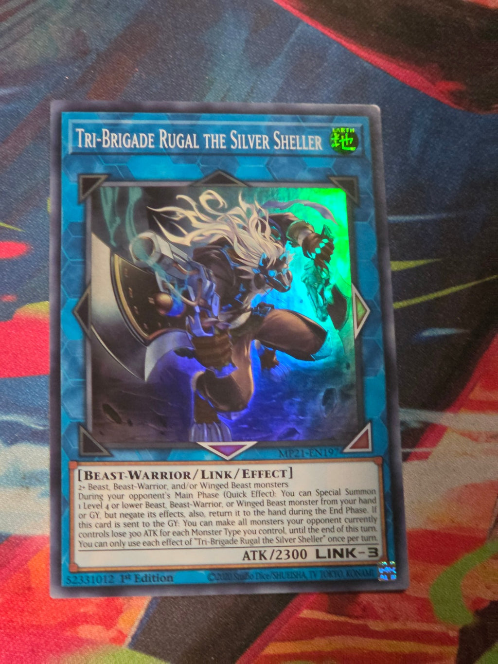 Tri-Brigade Rugal the Silver Sheller Super Rare 2021 Tin of Ancient Battles MP21-EN197 1st Edition LP Yu-Gi-Oh!