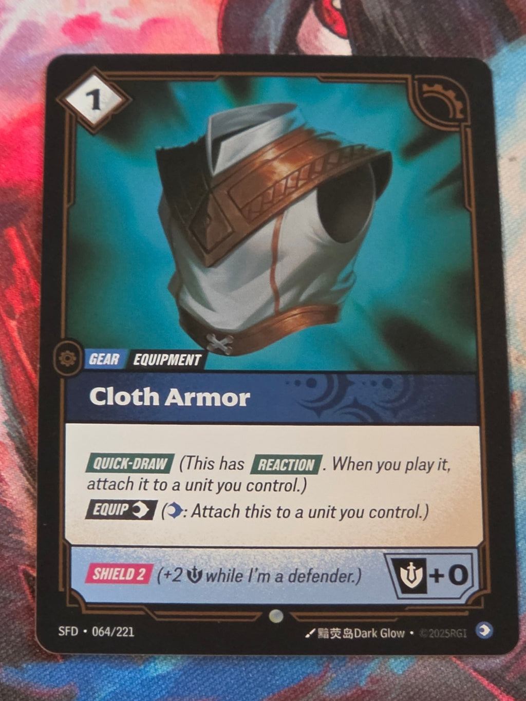Cloth Armor - 064/221 - Spiritforged - Common - NM