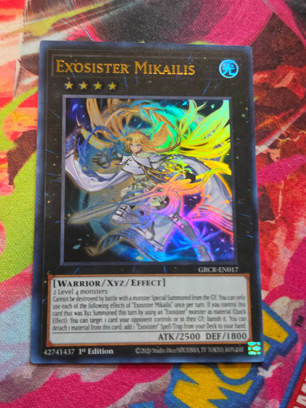 Exosister Mikailis Ultra Rare The Grand Creators GRCR-EN017 1st Edition NM Yu-Gi-Oh!