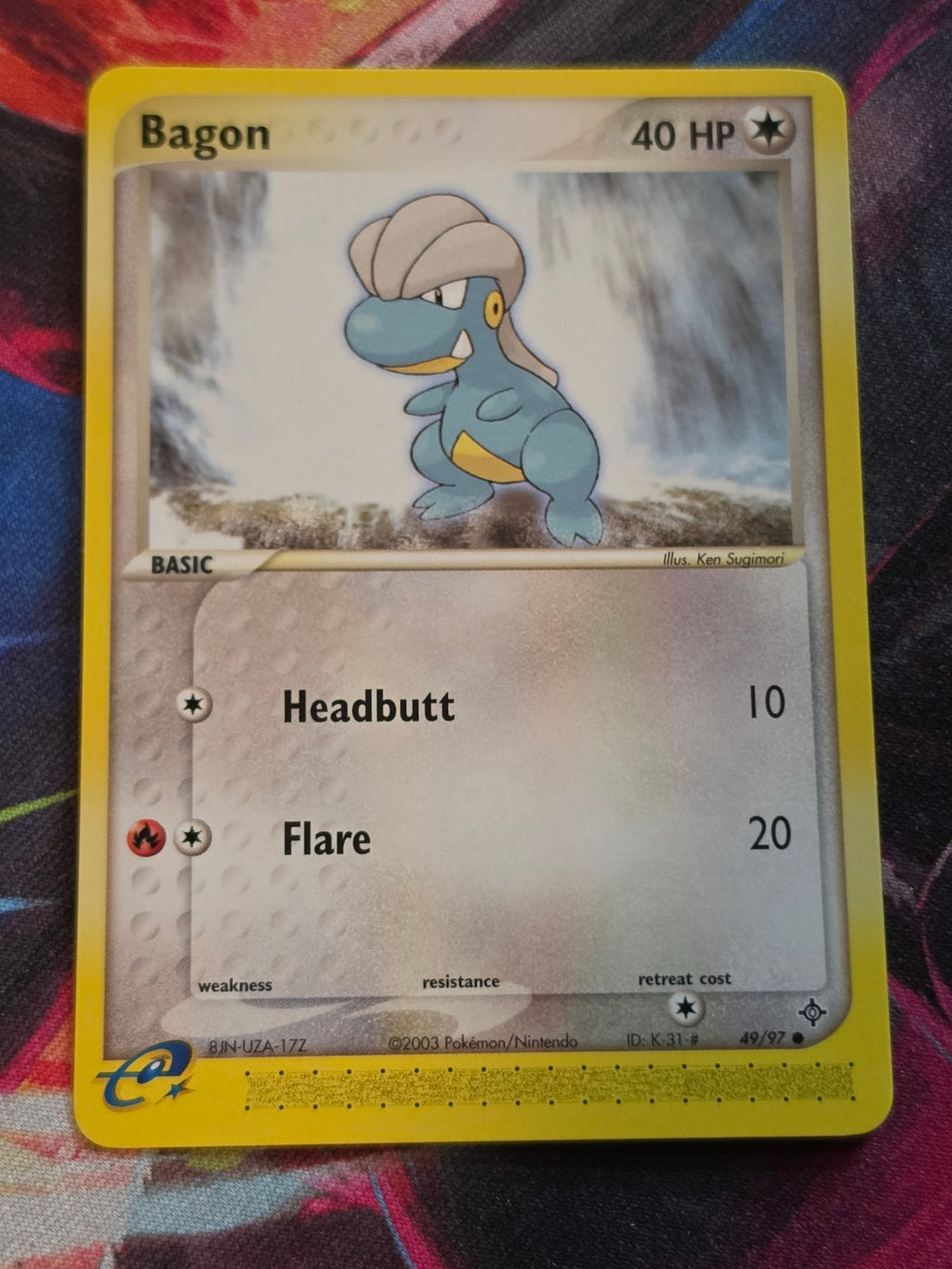 Bagon - 49/97 - EX Dragon - Common - NM - Pokemon