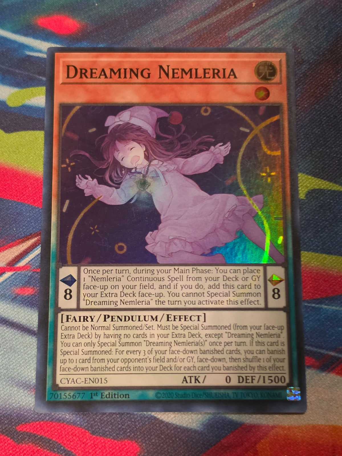 Dreaming Nemleria Super Rare Cyberstorm Access CYAC-EN015 LP