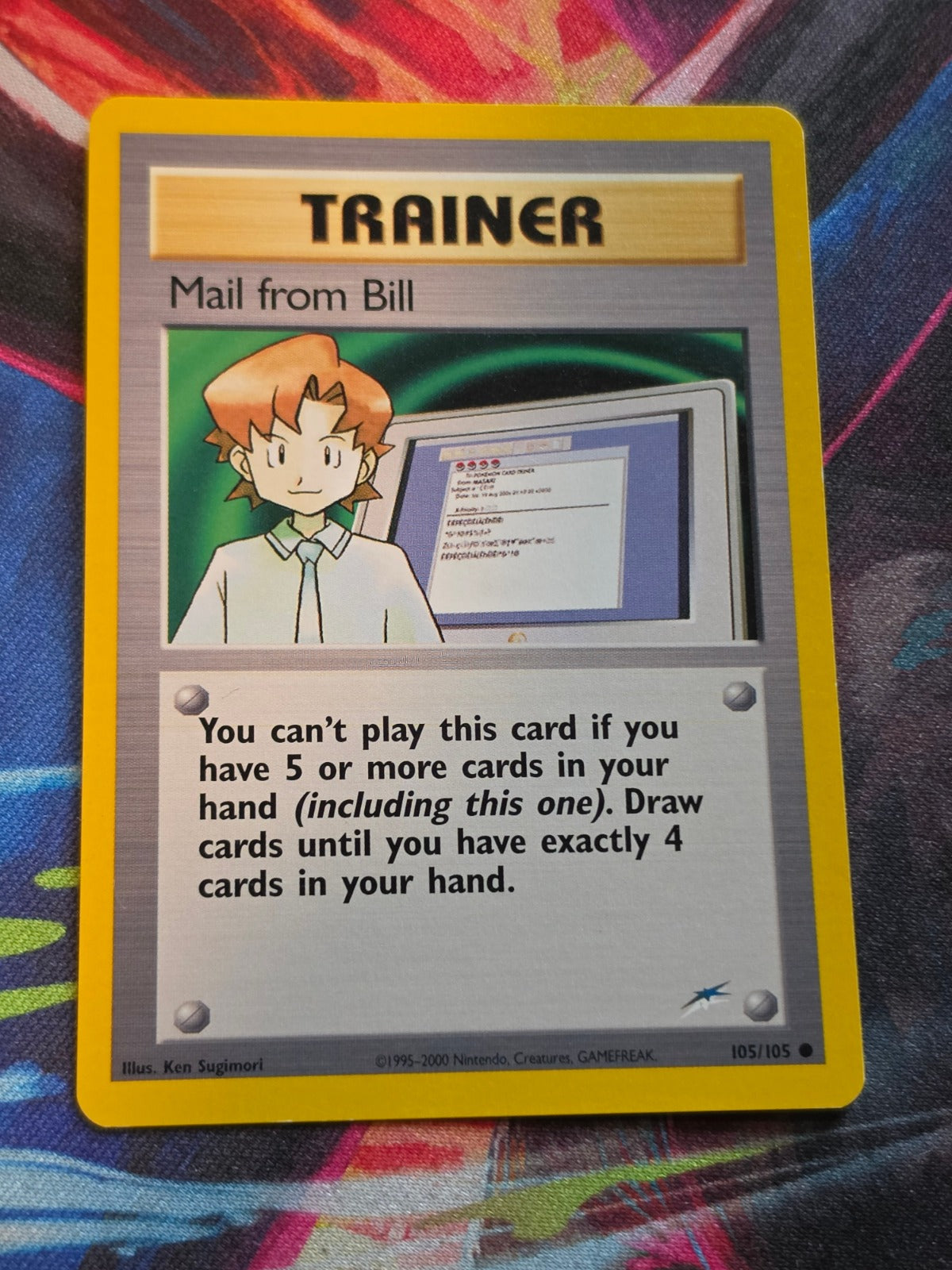 Mail from Bill - 105/105 - Neo Destiny - Common - Unlimited - LP Pokemon