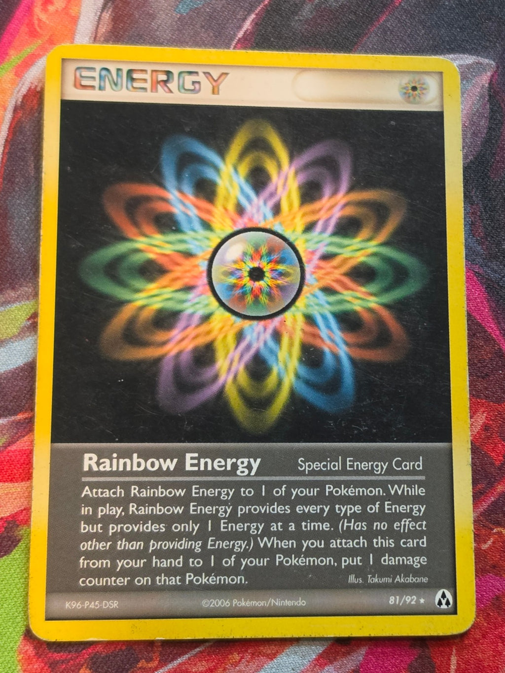 Rainbow Energy Rare EX Legend Maker 81/92 MP Pokemon