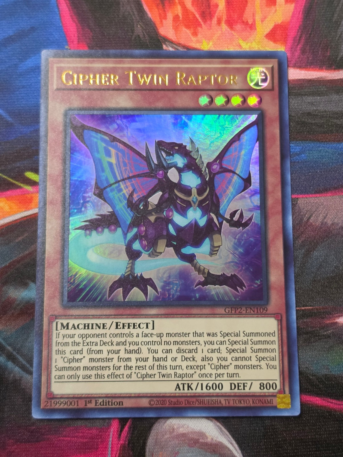Cipher Twin Raptor Ultra Rare Ghosts From the Past: The 2nd Haunting GFP2-EN109 LP