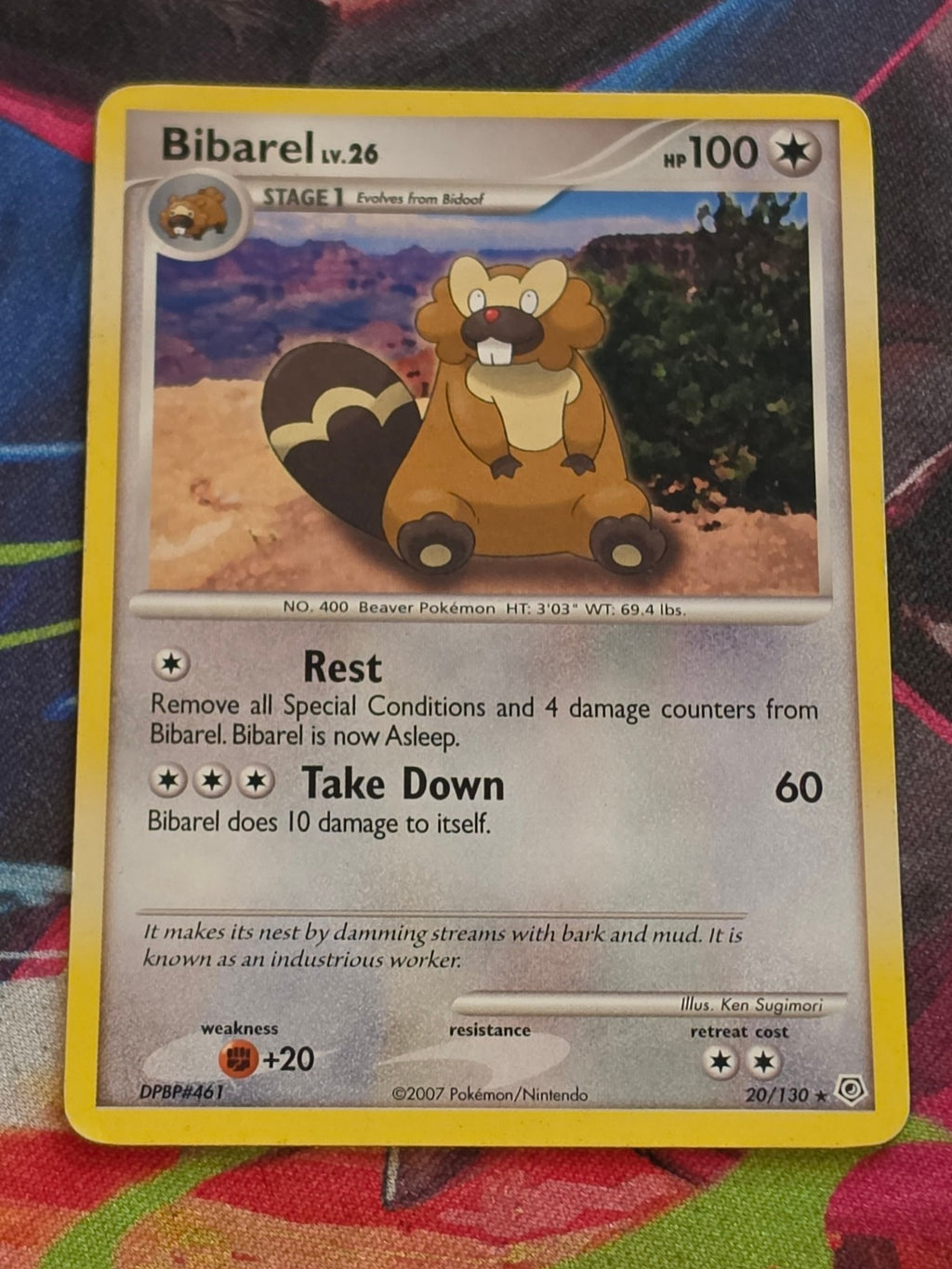 Bibarel - 20/130 - Diamond and Pearl - Rare - MP Pokemon