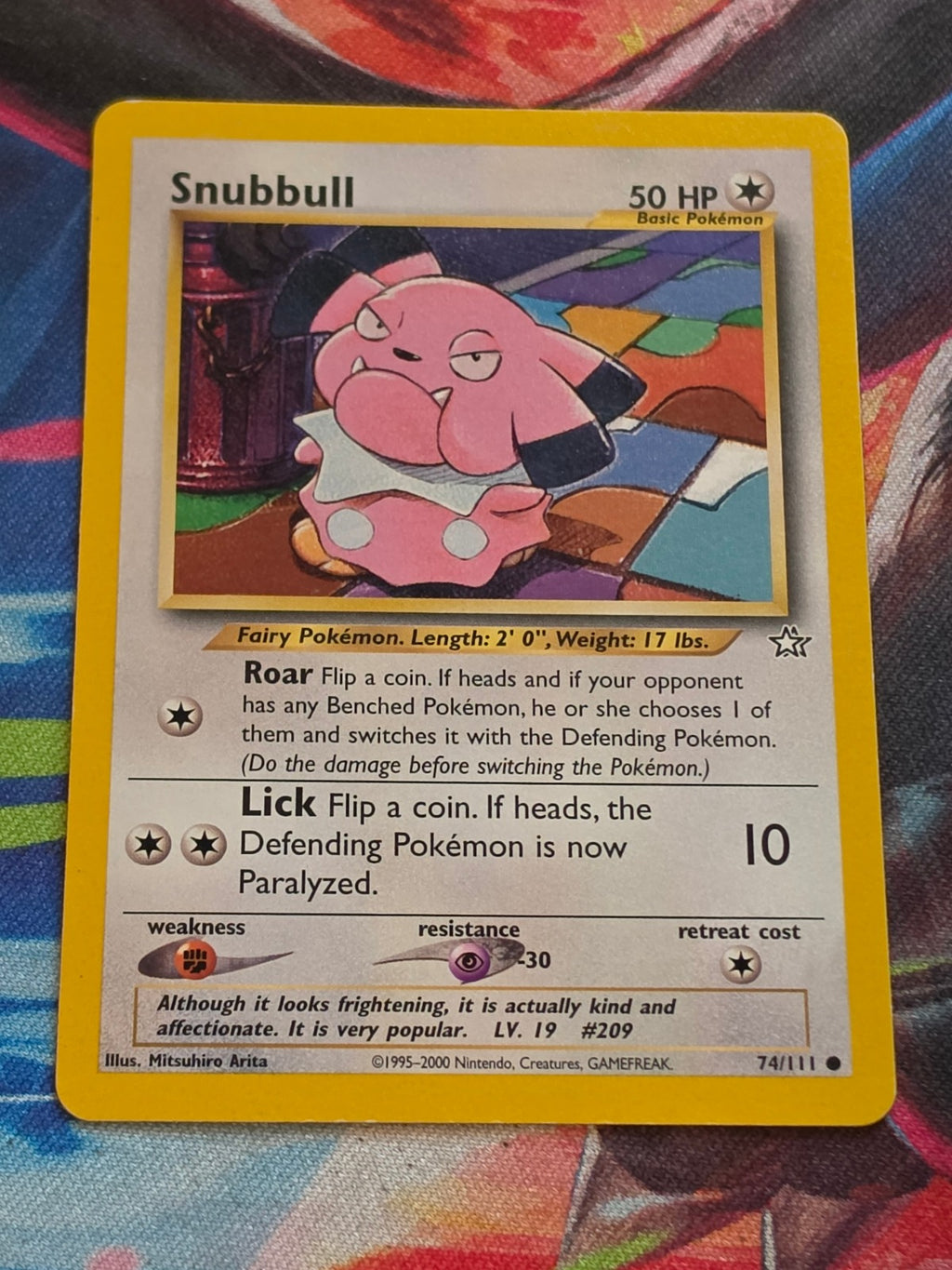 Snubbull - 074/111 - Neo Genesis - Common - Unlimited - NM-/LP+ Pokemon