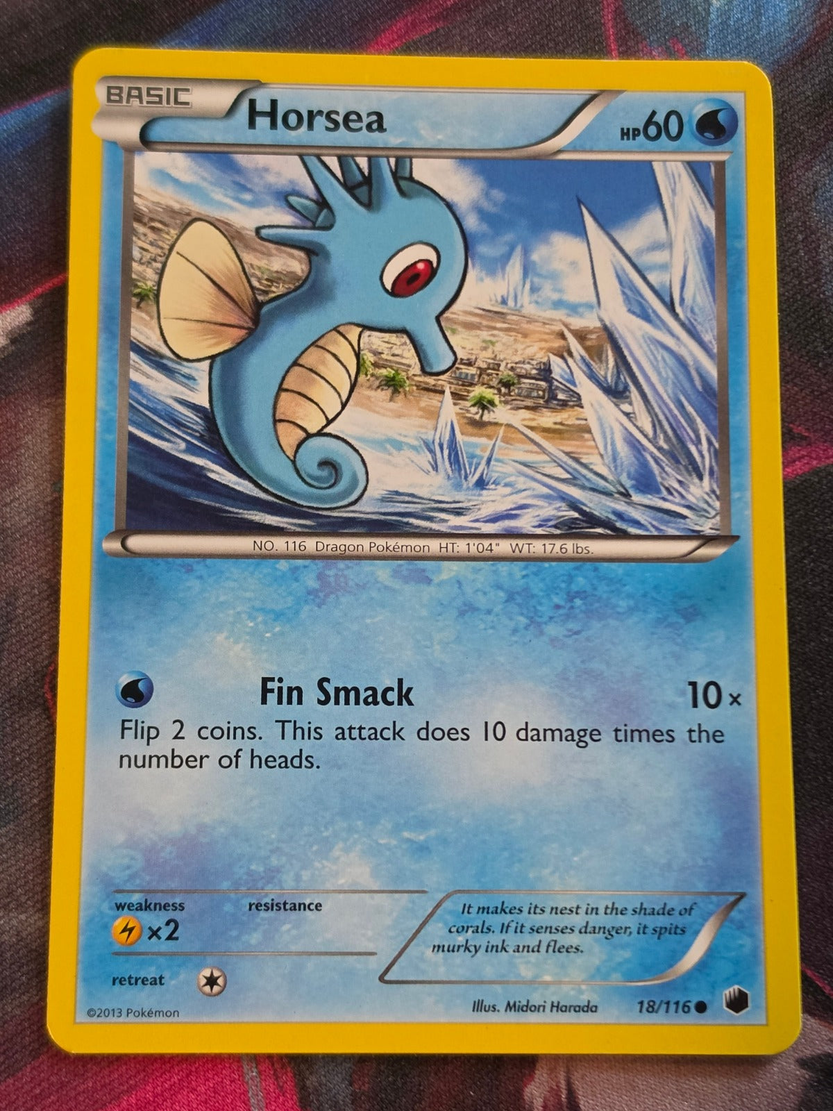 Horsea - 18/116 - Plasma Freeze - Common - LP - Pokemon