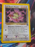 Team Rocket's Meowth Promo WotC Black Star Promos 18/53 DMG Pokemon