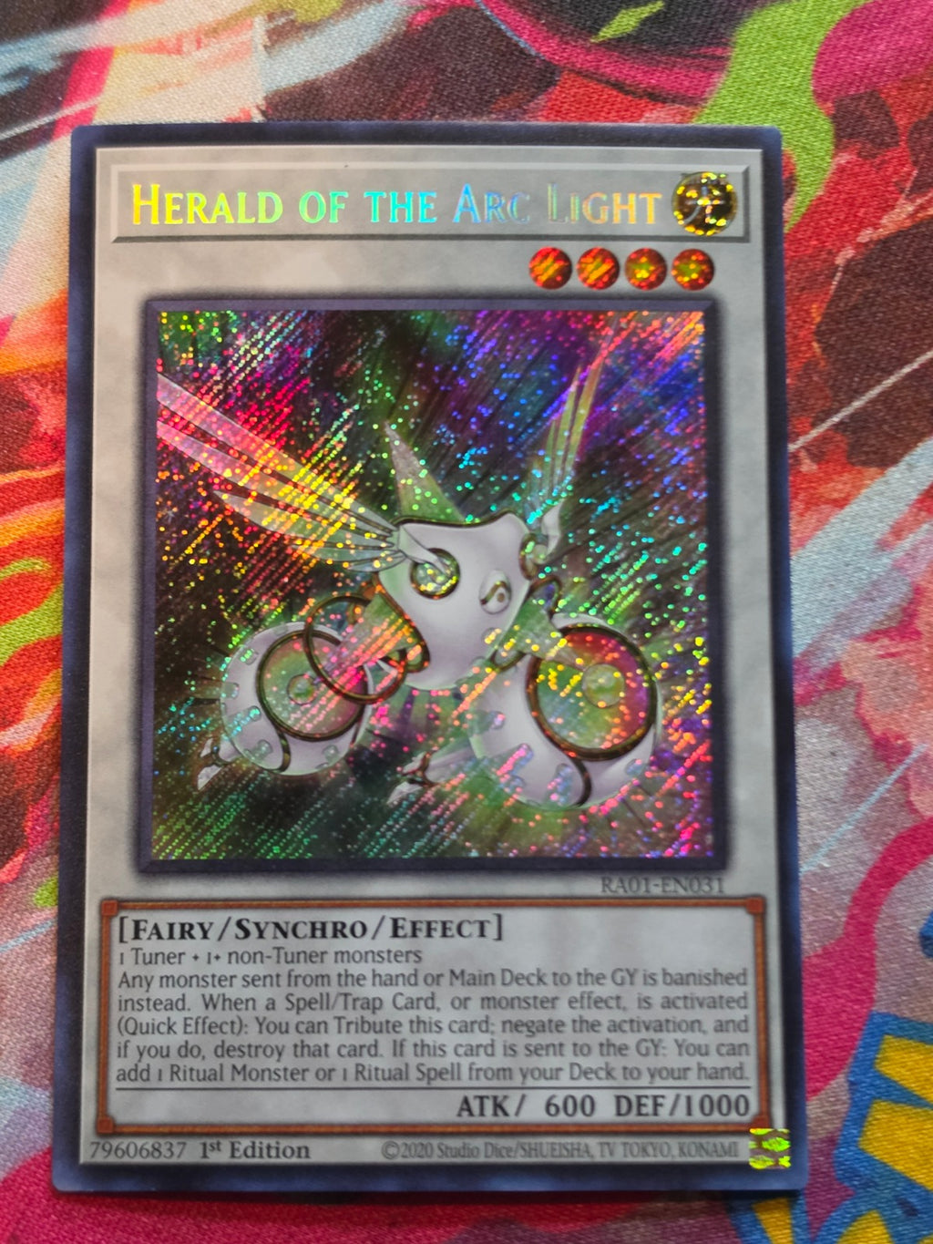 Herald of the Arc Light (Secret Rare) Secret Rare 25th Anniversary Rarity Collection RA01-EN031 NM