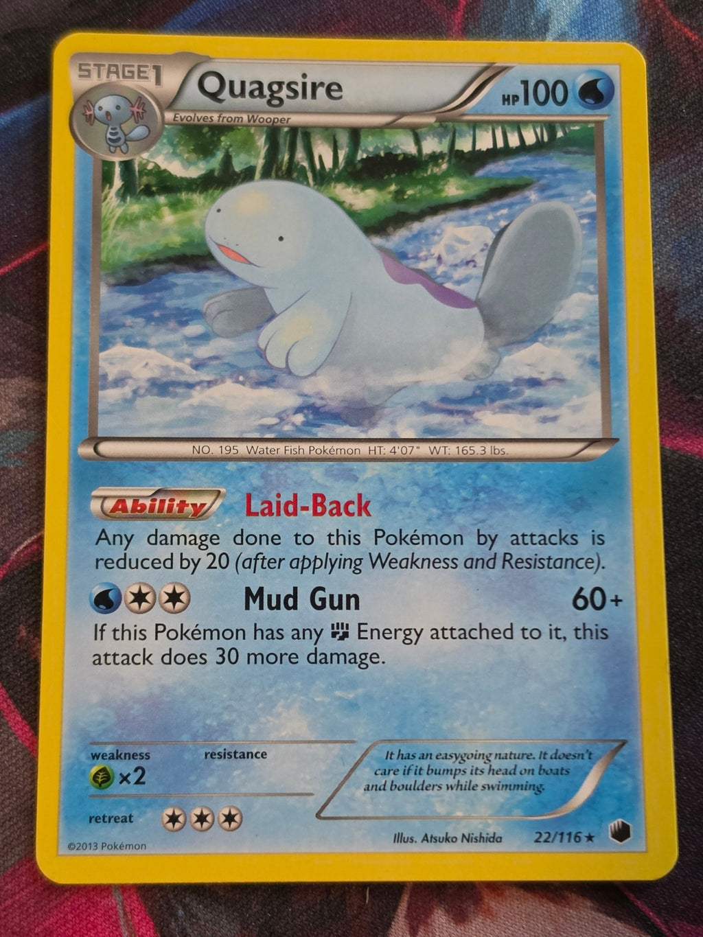 Quagsire - 22/116 - Plasma Freeze - Rare - LP - Pokemon