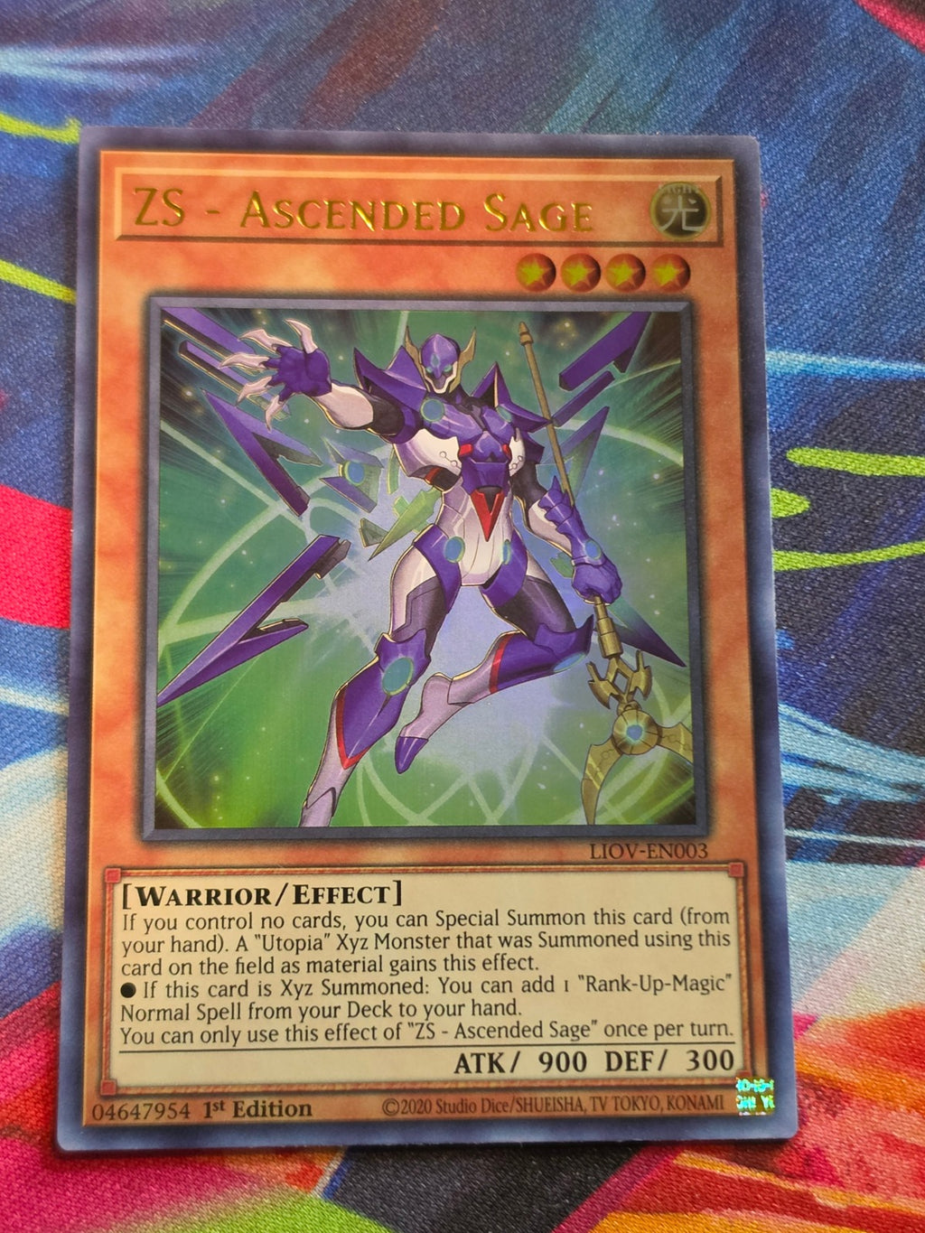 ZS - Ascended Sage Ultra Rare Lightning Overdrive LIOV-EN003 LP