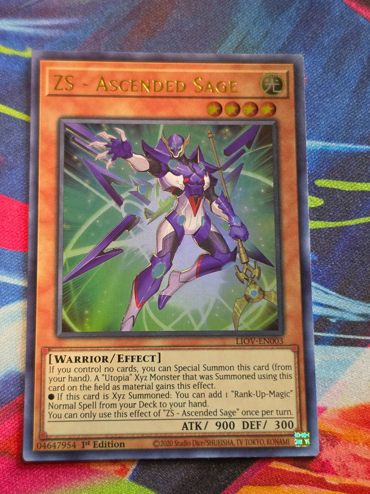 ZS - Ascended Sage Ultra Rare Lightning Overdrive LIOV-EN003 LP