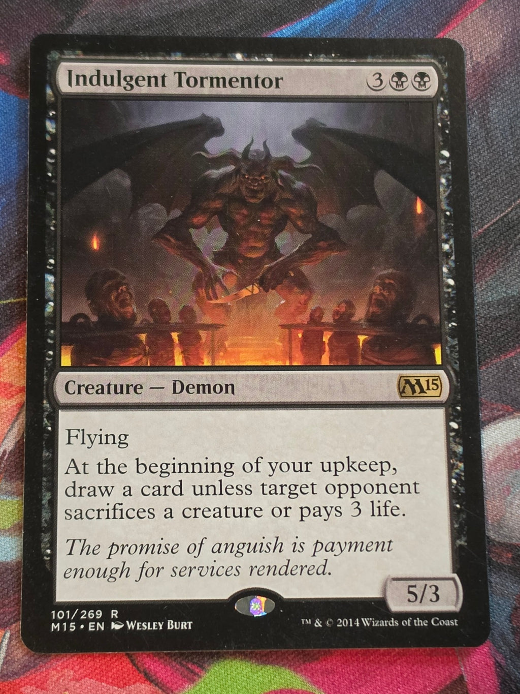 Indulgent Tormentor - 101 - Magic 2015 (M15) - R - LP MTG
