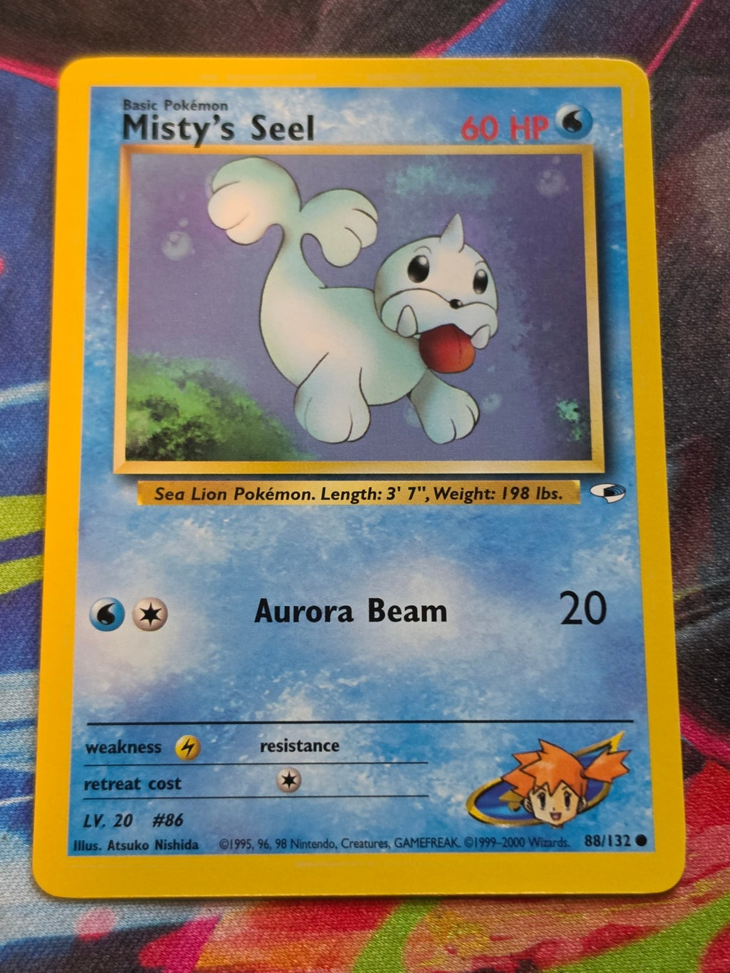 Misty's Seel - 088/132 - Gym Heroes - Common - Unlimited - NM Pokemon