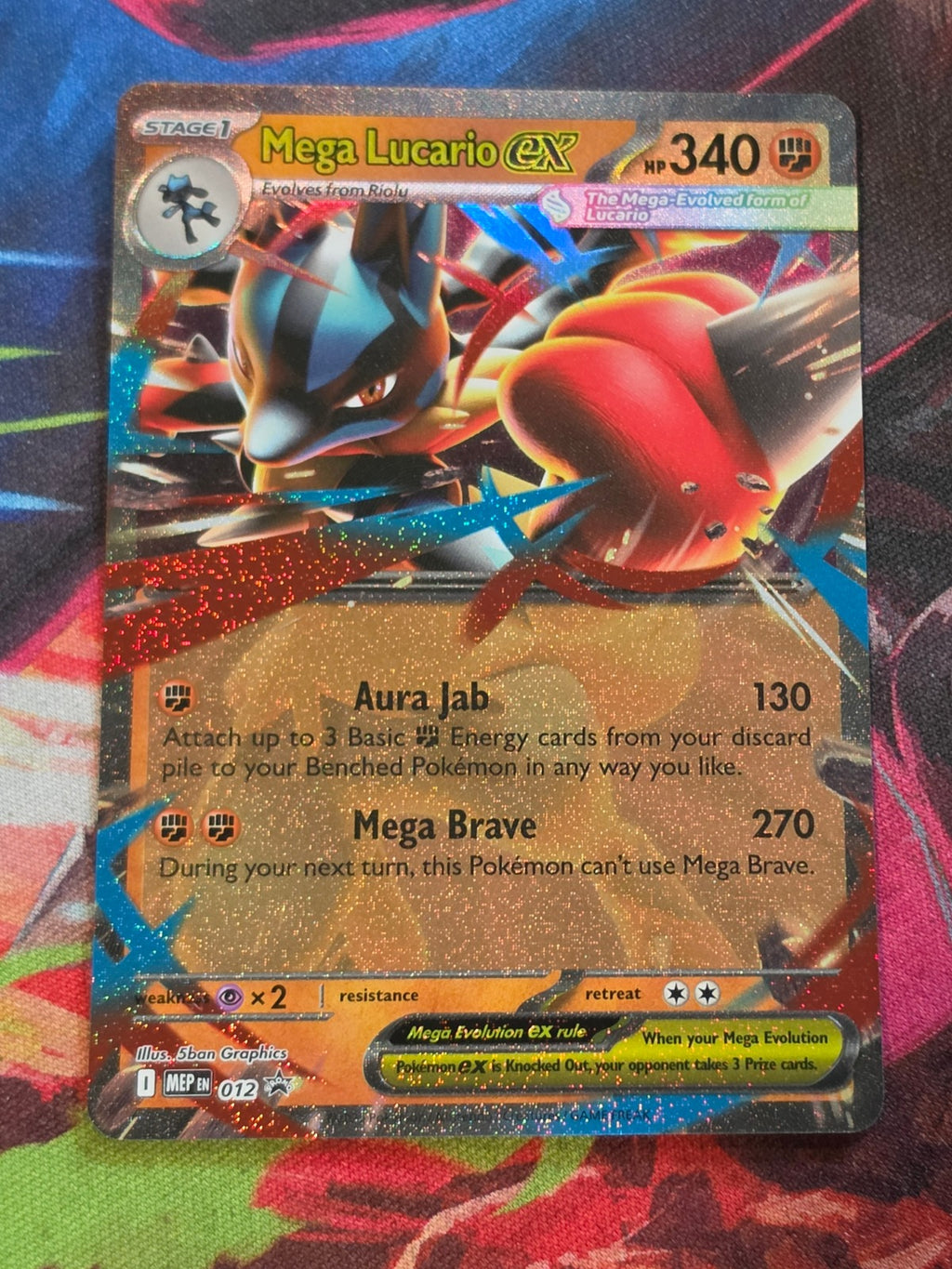 Mega Lucario ex - 012 - ME: Mega Evolution Promo - Promo - NM Pokemon