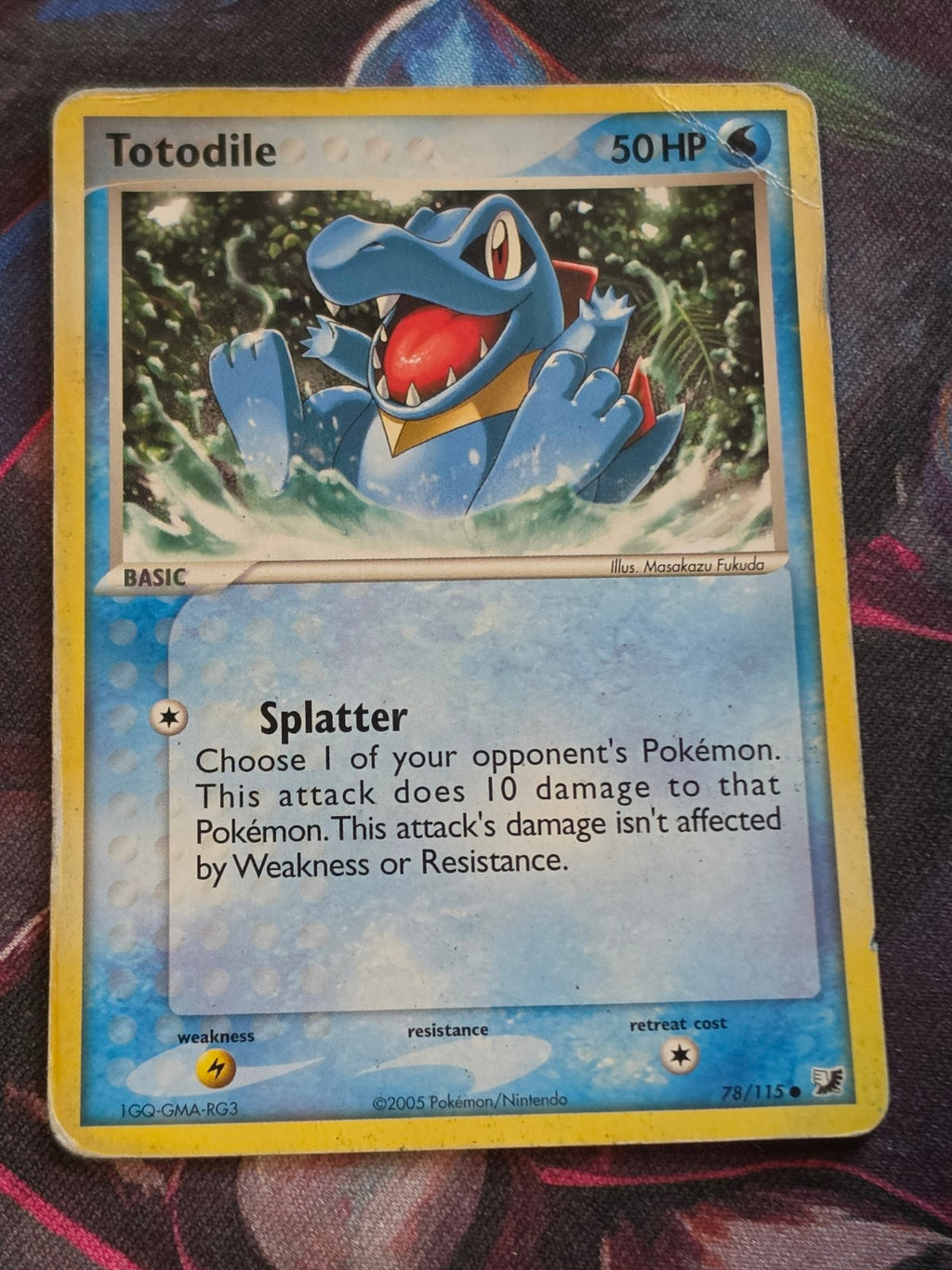 Totodile - 78/115 - EX Unseen Forces - Common - DMG - Pokemon
