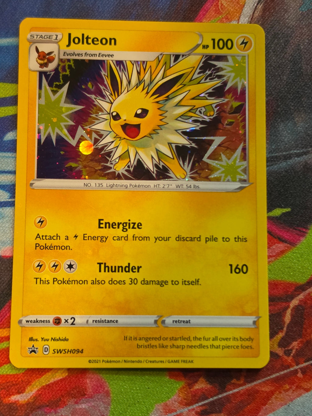 Jolteon Promo SWSH: Sword & Shield Promo Cards SWSH094 NM-/LP+ Pokemon