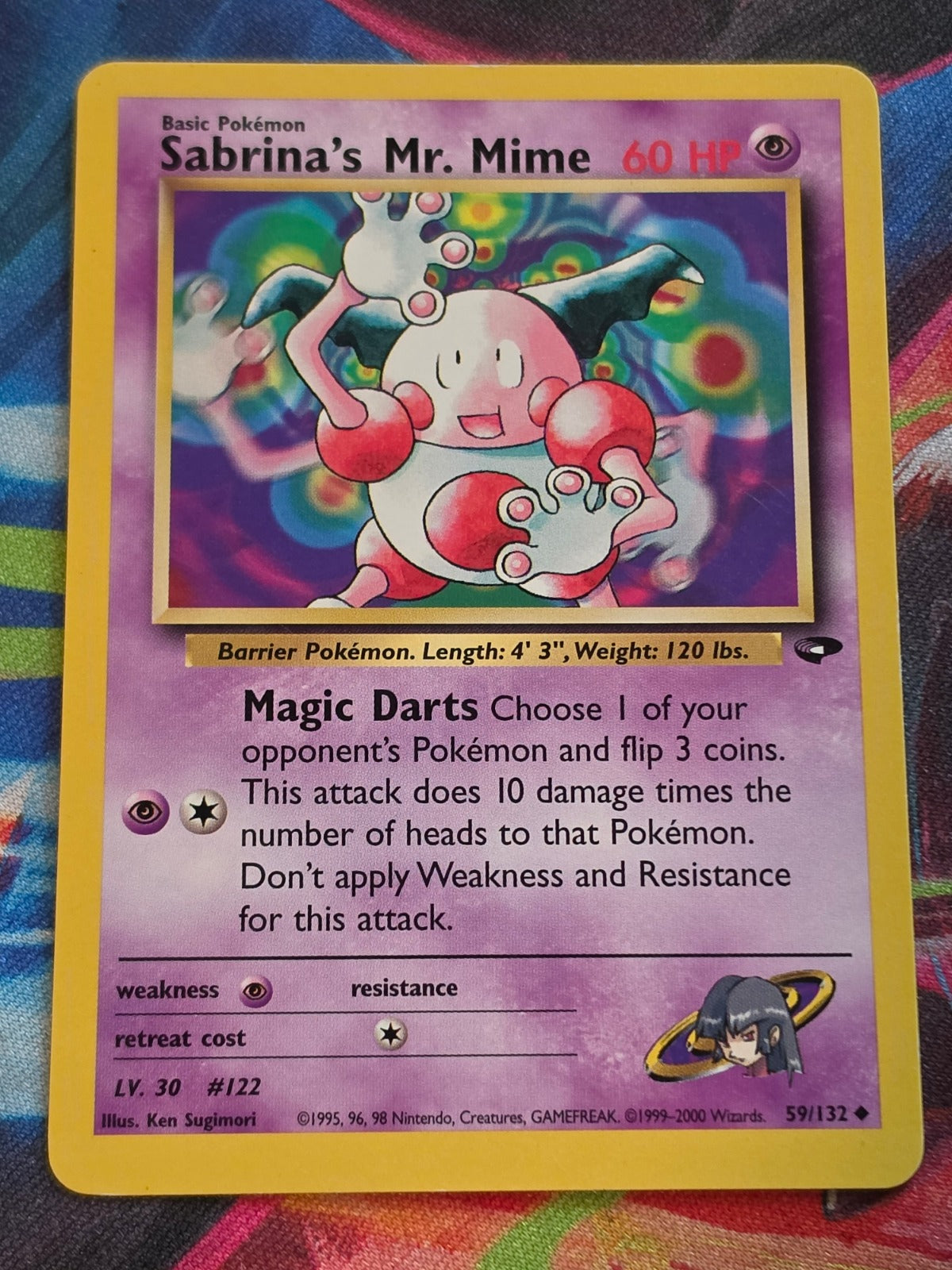 Sabrina's Mr. Mime - 059/132 - Gym Challenge - Uncommon - Unlimited - LP+ Pokemon