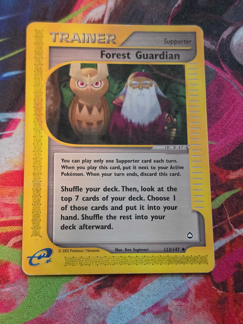 Forest Guardian Uncommon Aquapolis 123/147 MP Pokemon