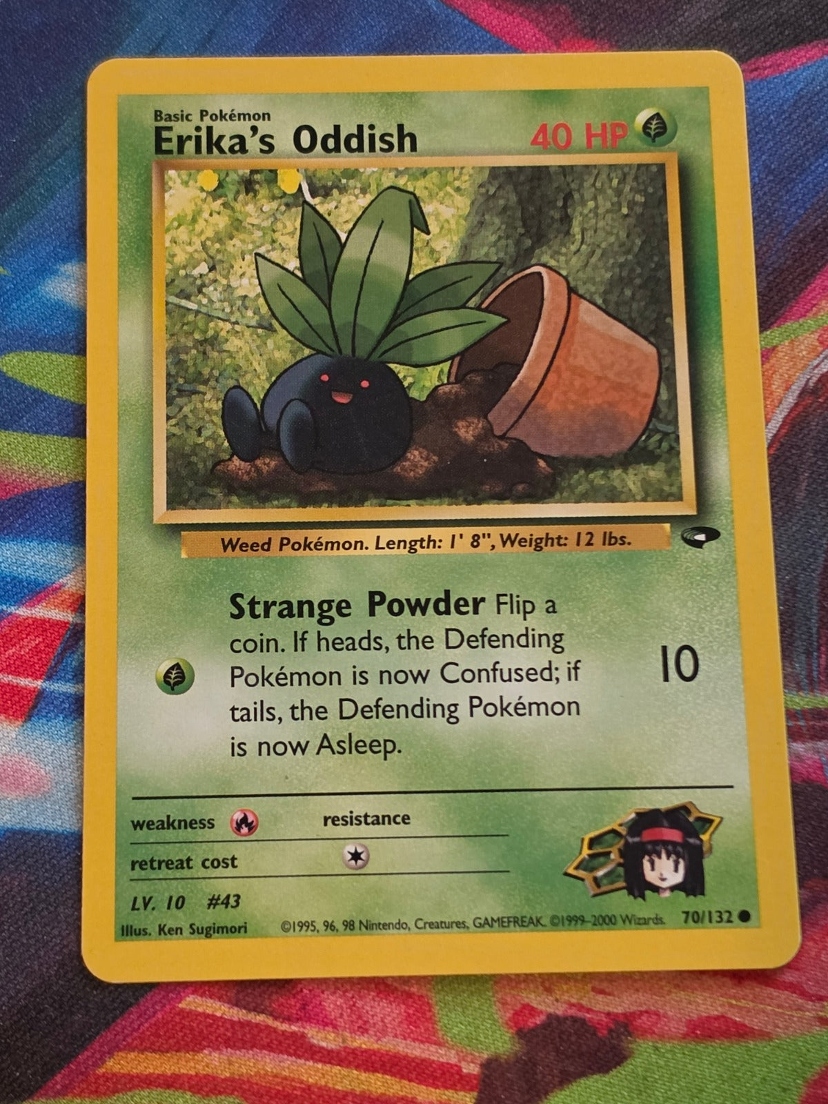 Erika's Oddish - 070/132 - Gym Challenge - Common - Unlimited - LP Pokemon