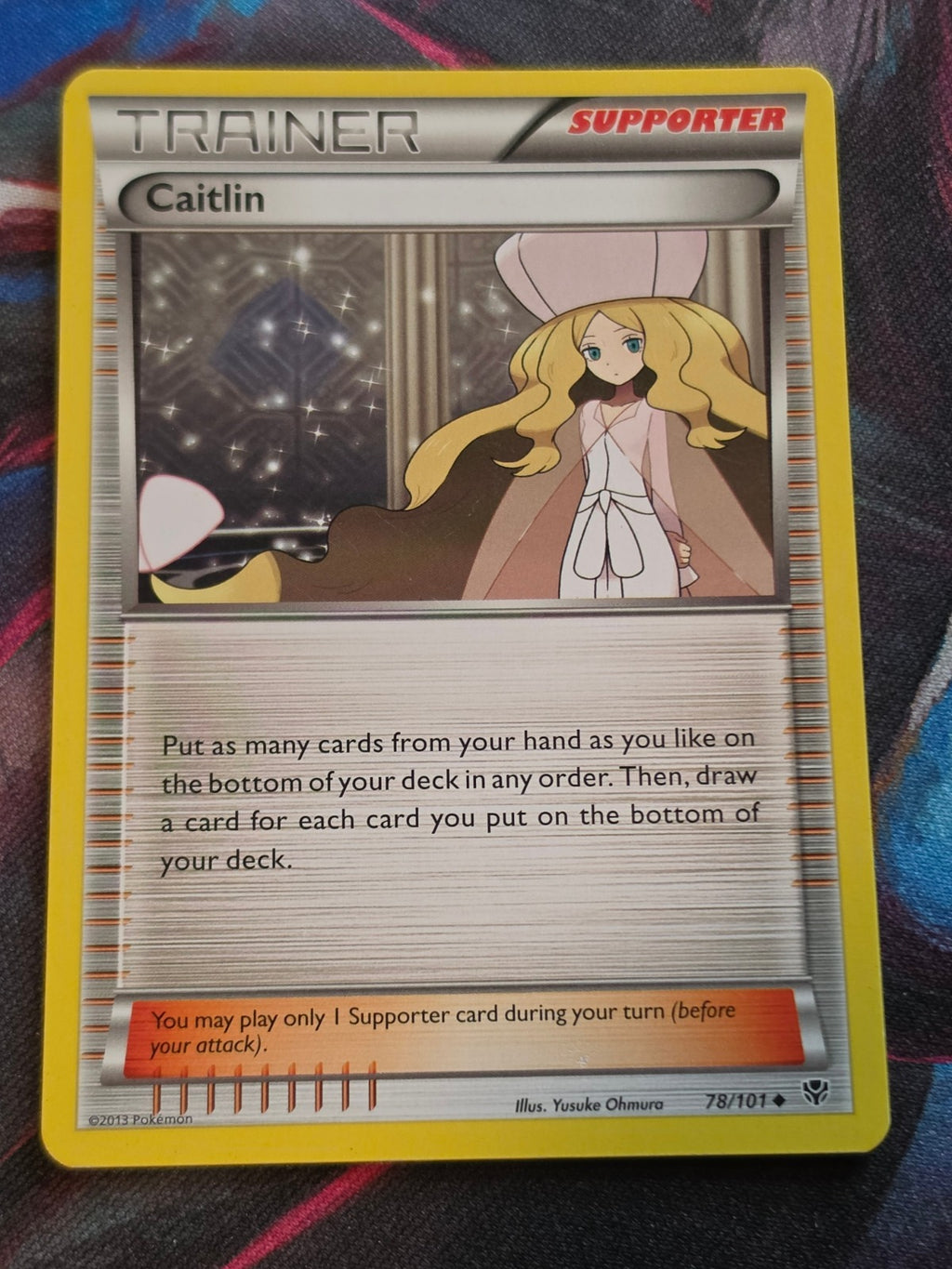 Caitlin - 78/101 - Plasma Blast - Uncommon - LP - Pokemon