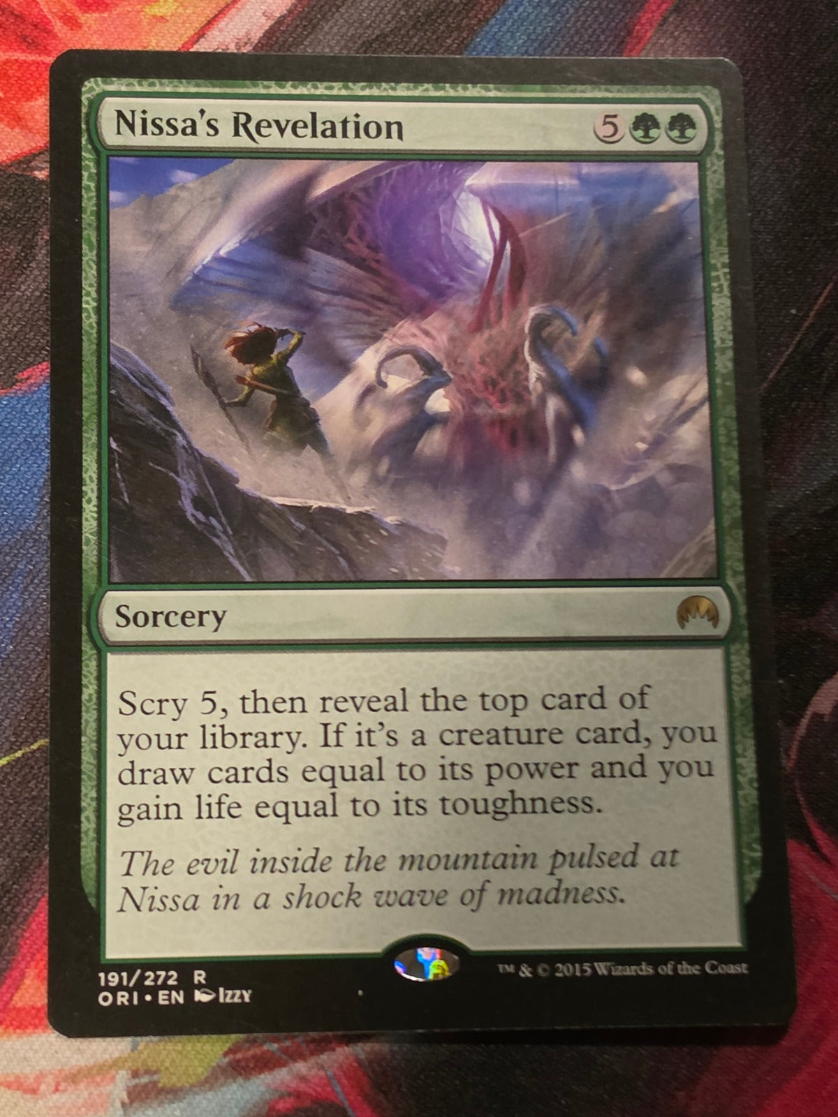 Nissa's Revelation - 191 - Magic Origins - R - LP MTG