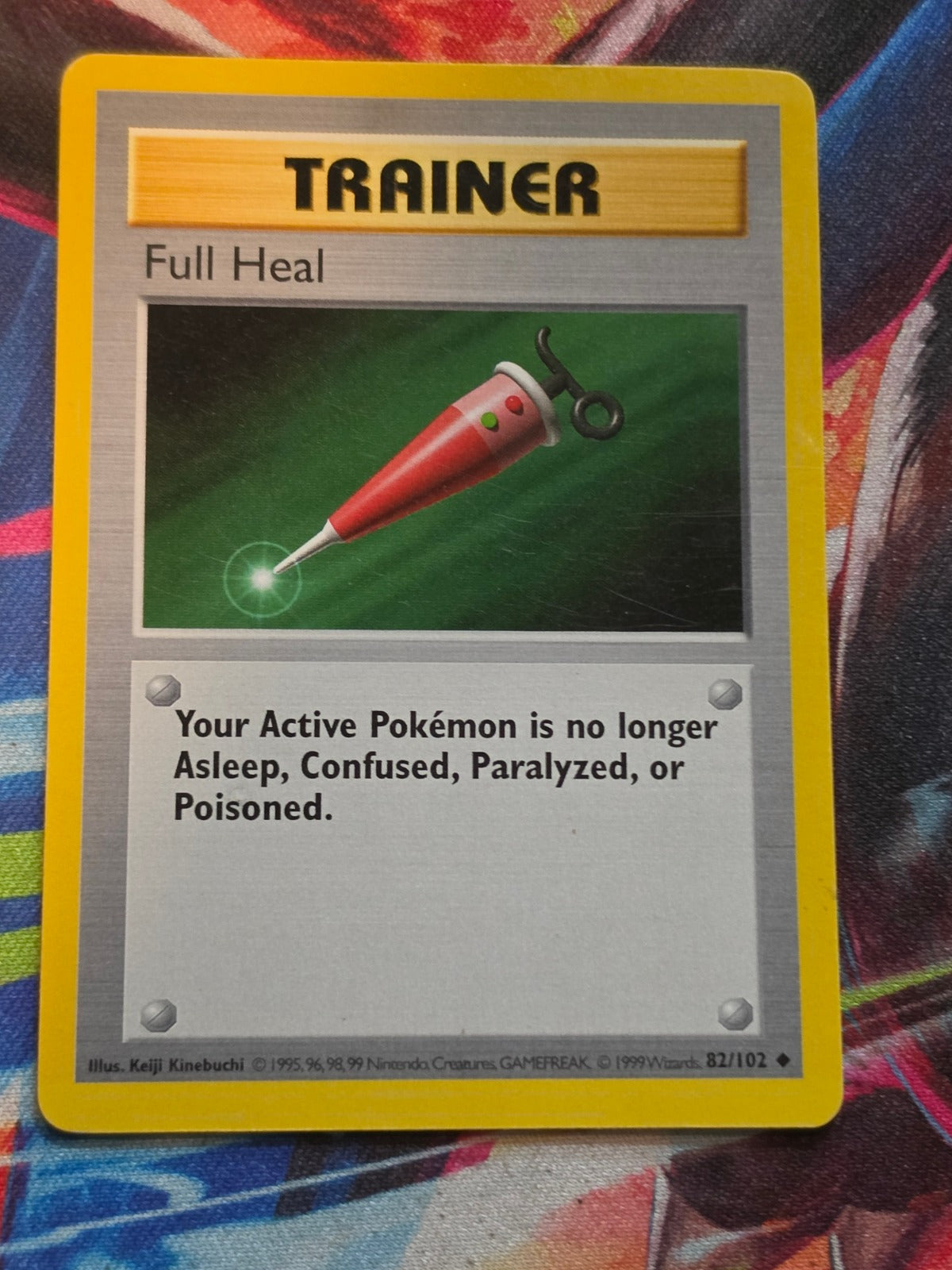 Full Heal Shadowless Base Set Uncommon 082/102 LP Pokemon
