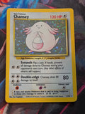 Chansey Holo Rare Base Set 003/102 LP Pokemon
