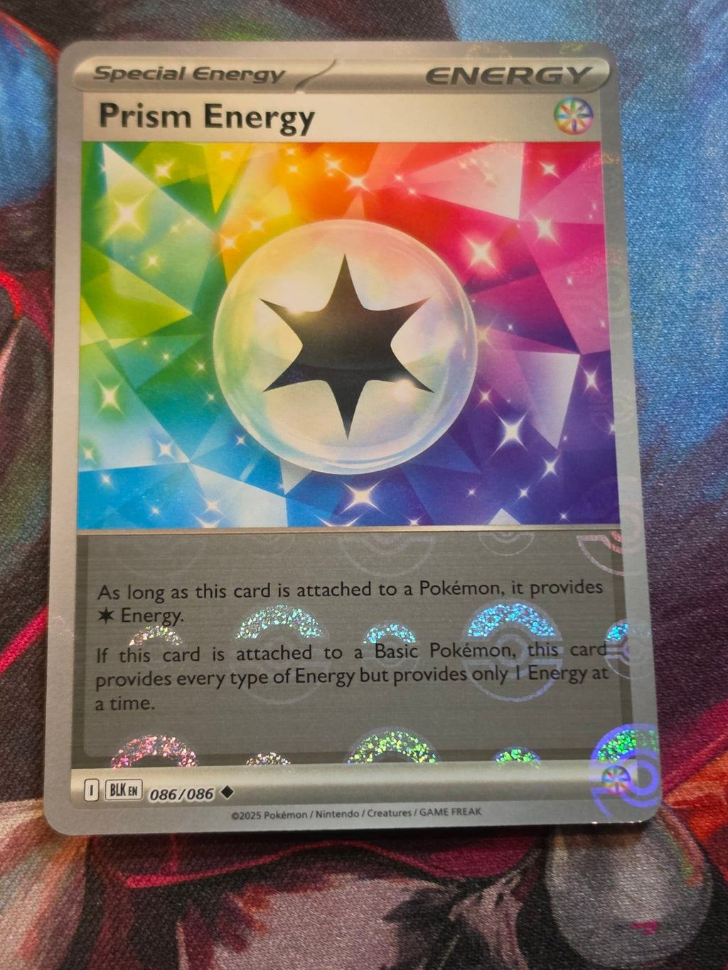 Prism Energy (Poke Ball Pattern) Uncommon Black Bolt 086/086 NM Pokemon