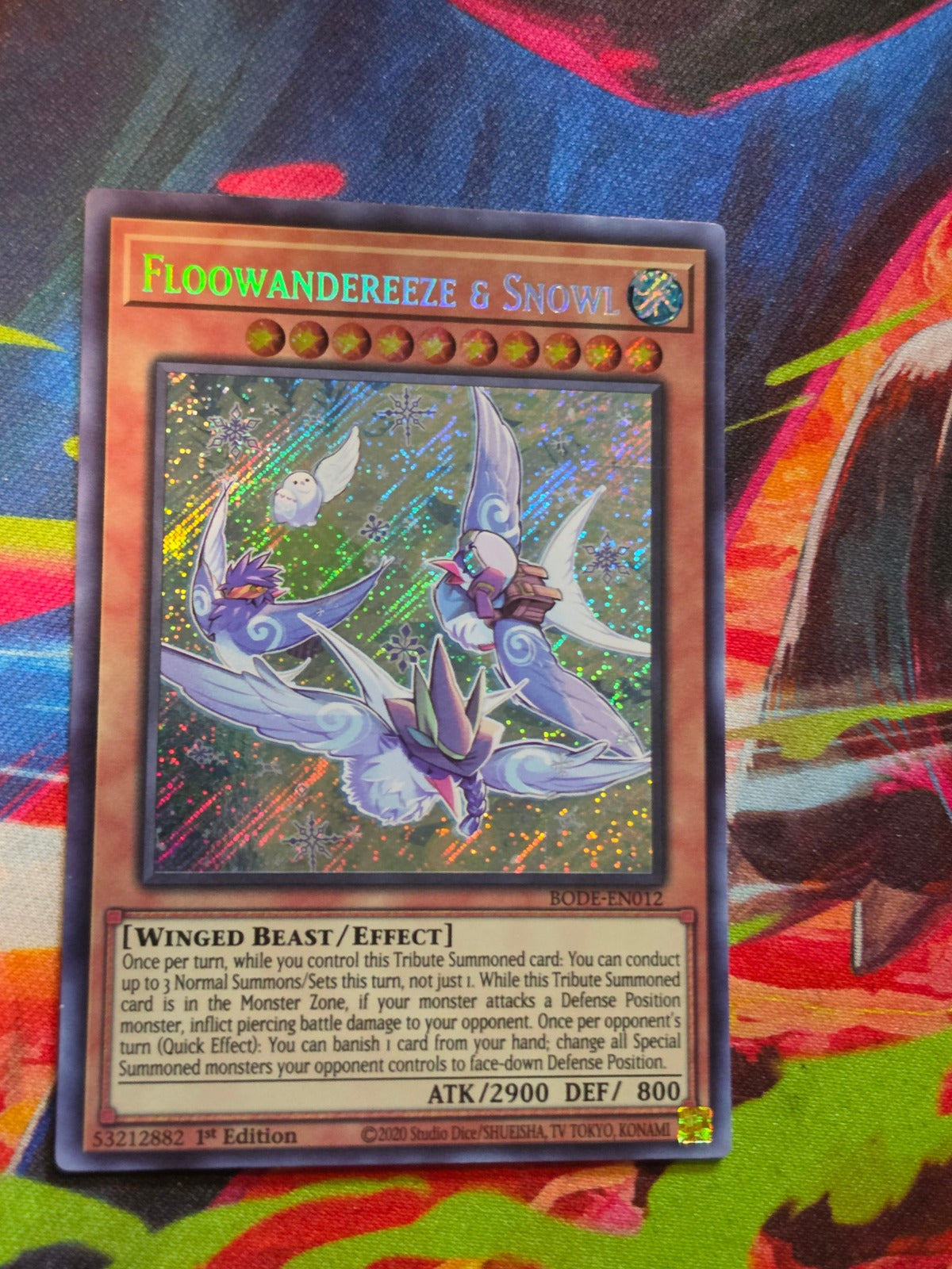 Floowandereeze & Snowl Secret Rare Burst of Destiny BODE-EN012 LP