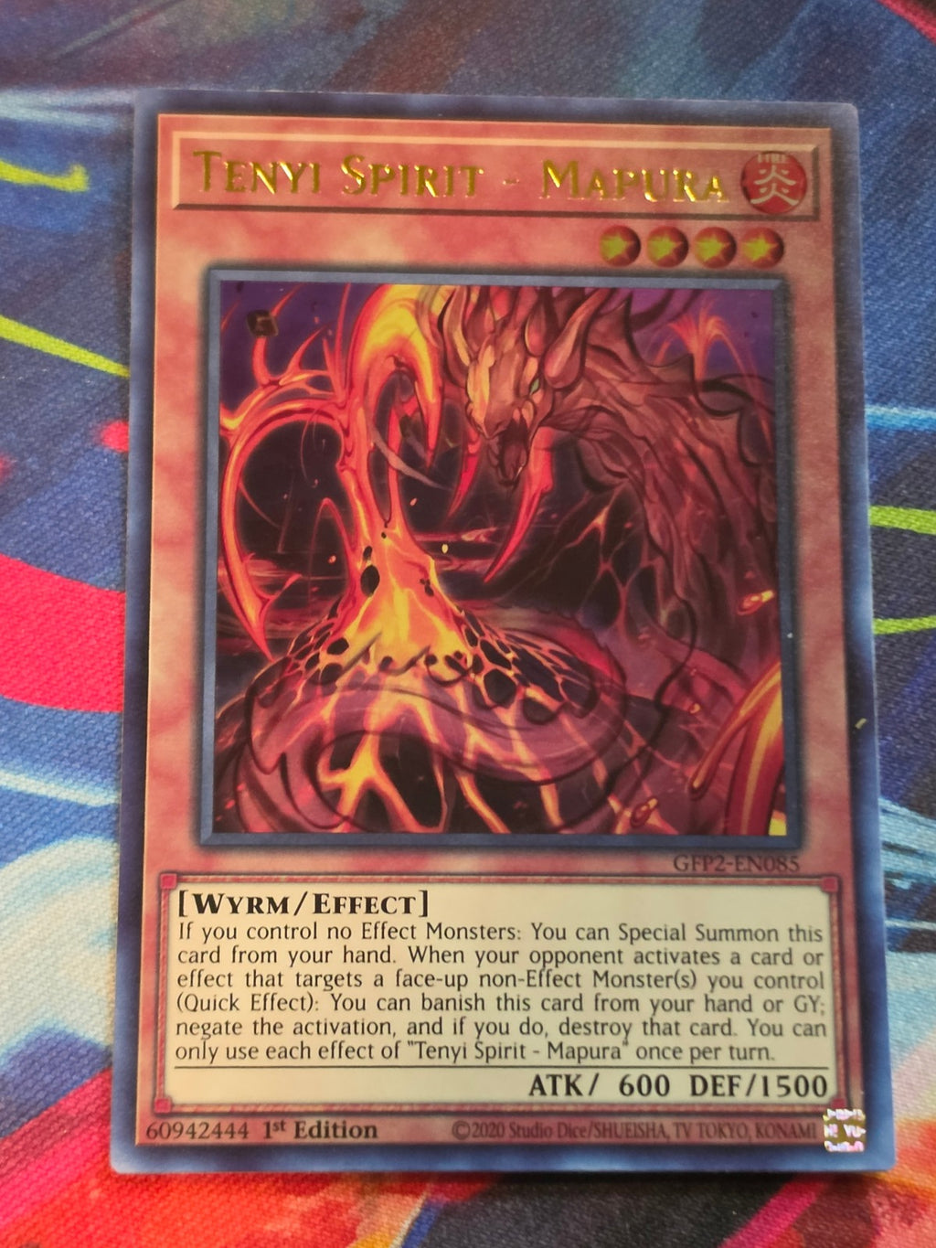 Tenyi Spirit - Mapura Ultra Rare Ghosts From the Past: The 2nd Haunting GFP2-EN085 LP