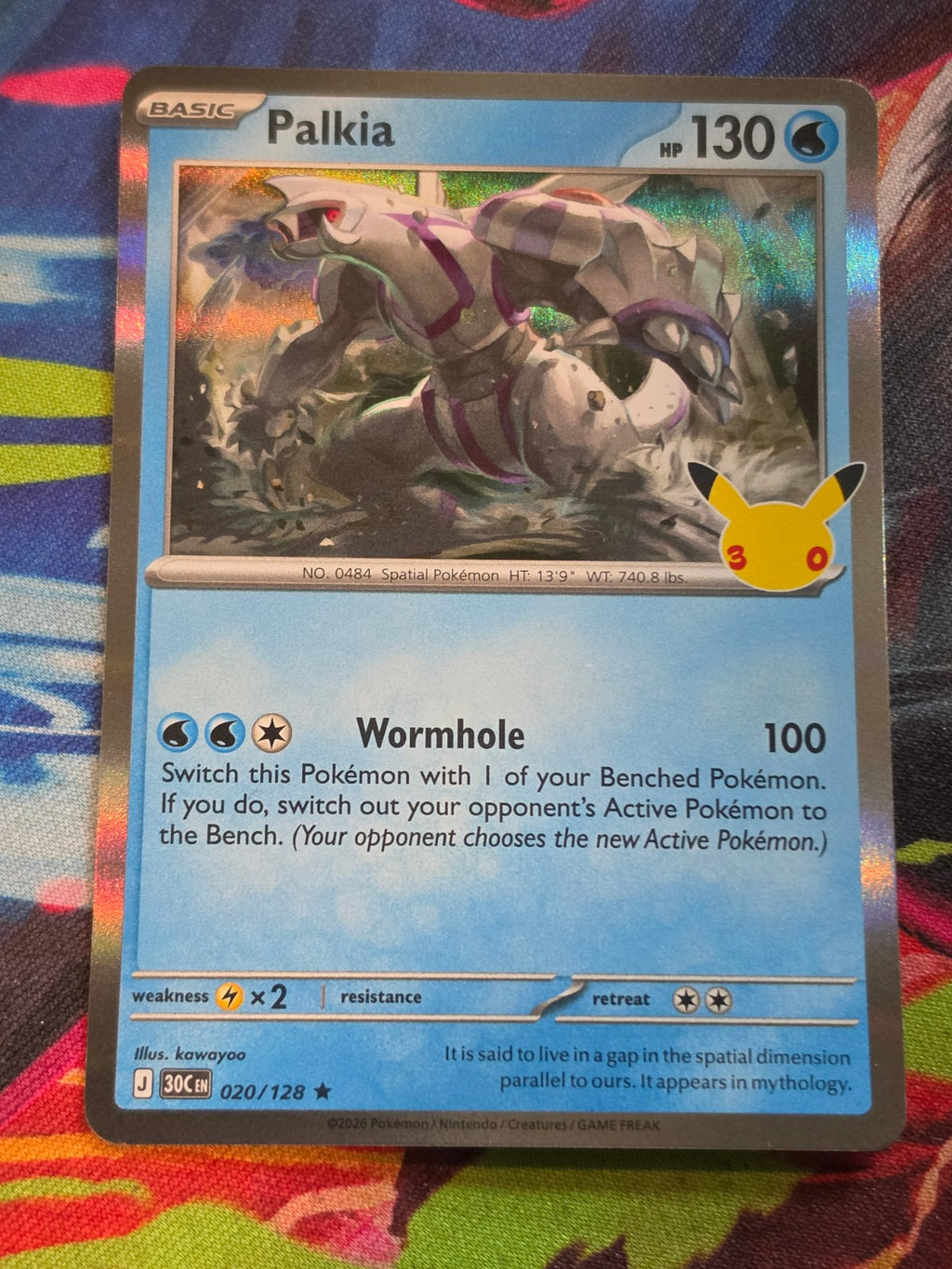 Palkia Rare ME: 30th Celebration 020/128 NM Pokemon