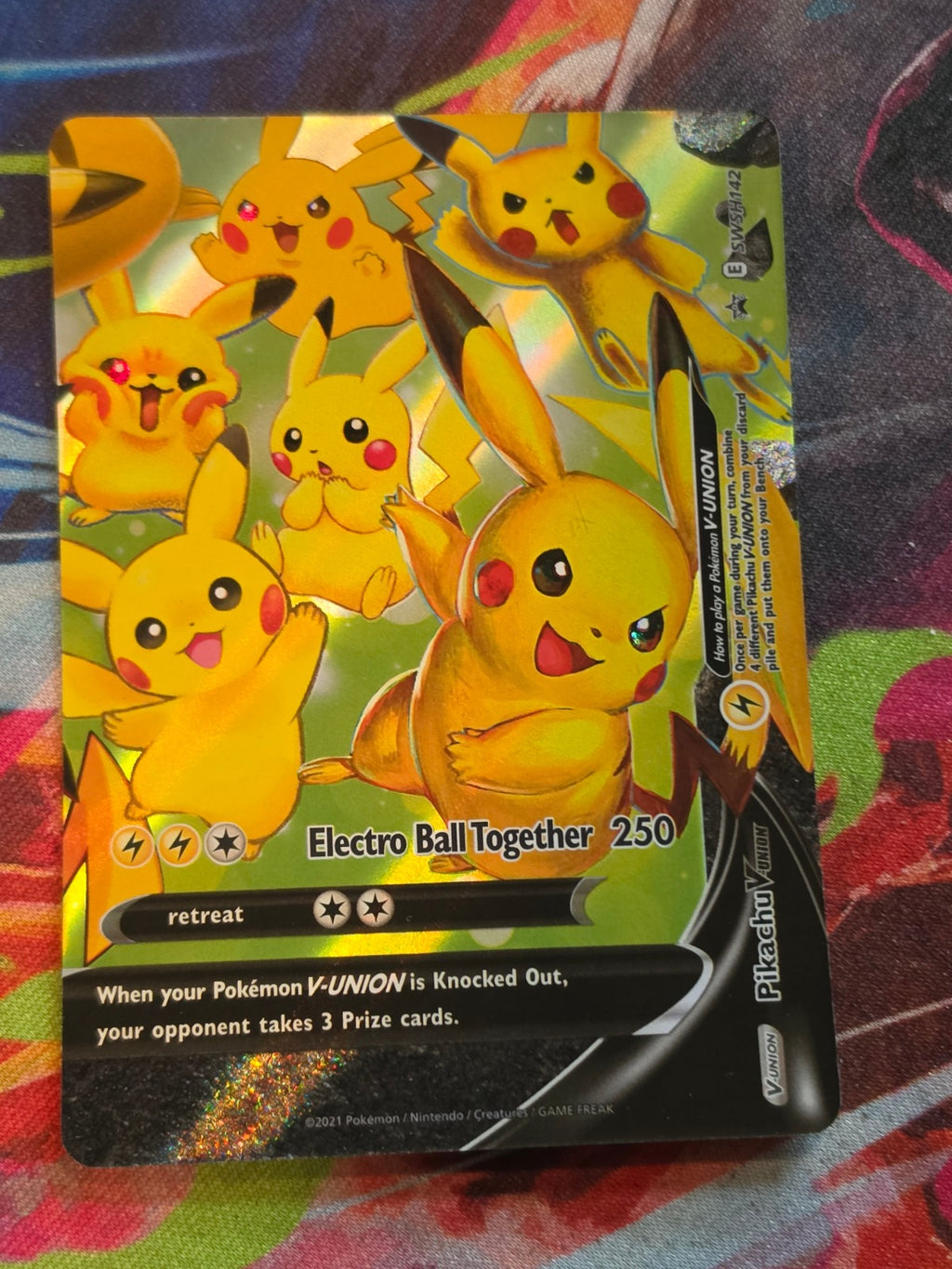 Pikachu V-Union Promo SWSH: Sword & Shield Promo Cards SWSH142 NM Pokemon
