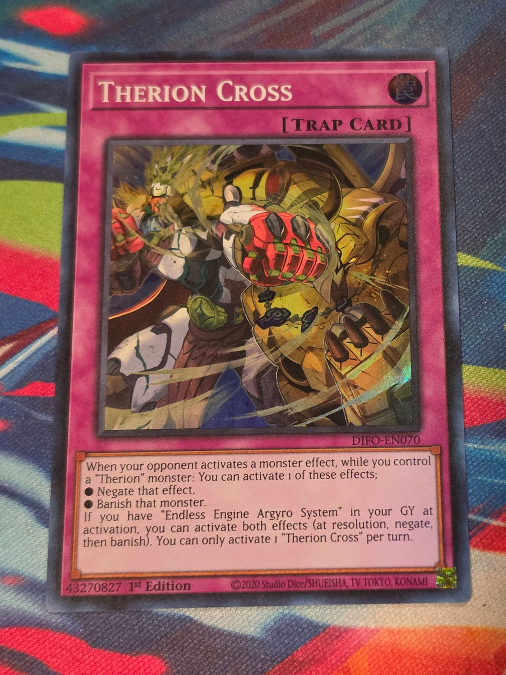 Therion Cross Super Rare Dimension Force DIFO-EN070 LP