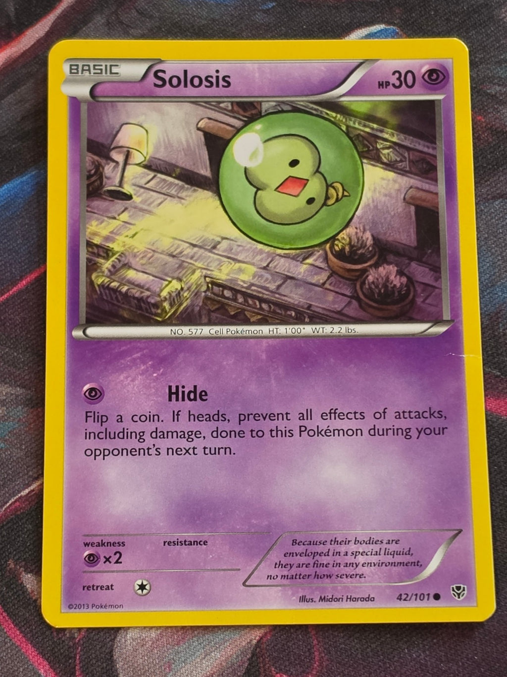 Solosis - 42/101 - Plasma Blast - Common - HP - Pokemon