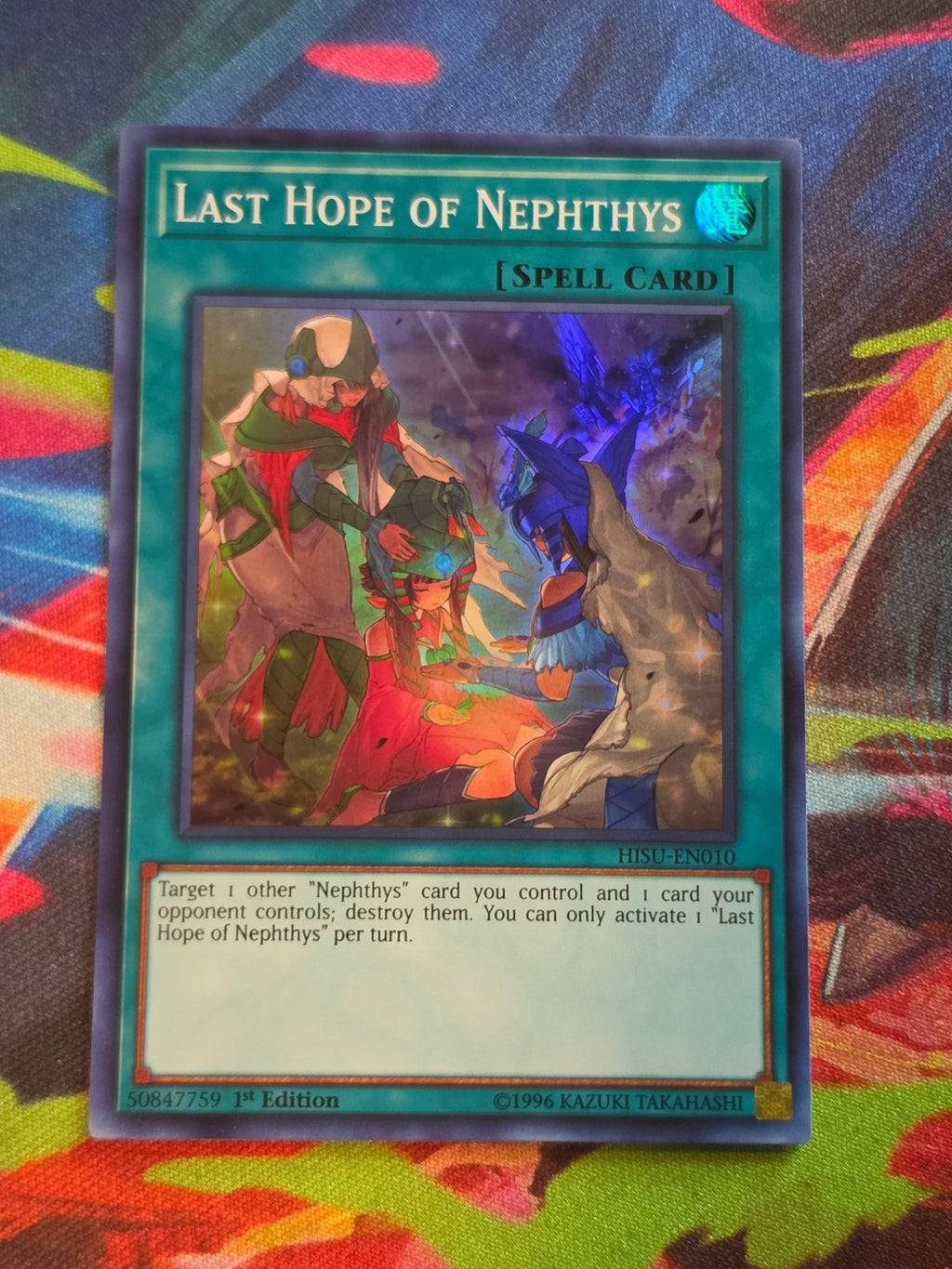 Last Hope of Nephthys Super Rare Hidden Summoners HISU-EN010 LP