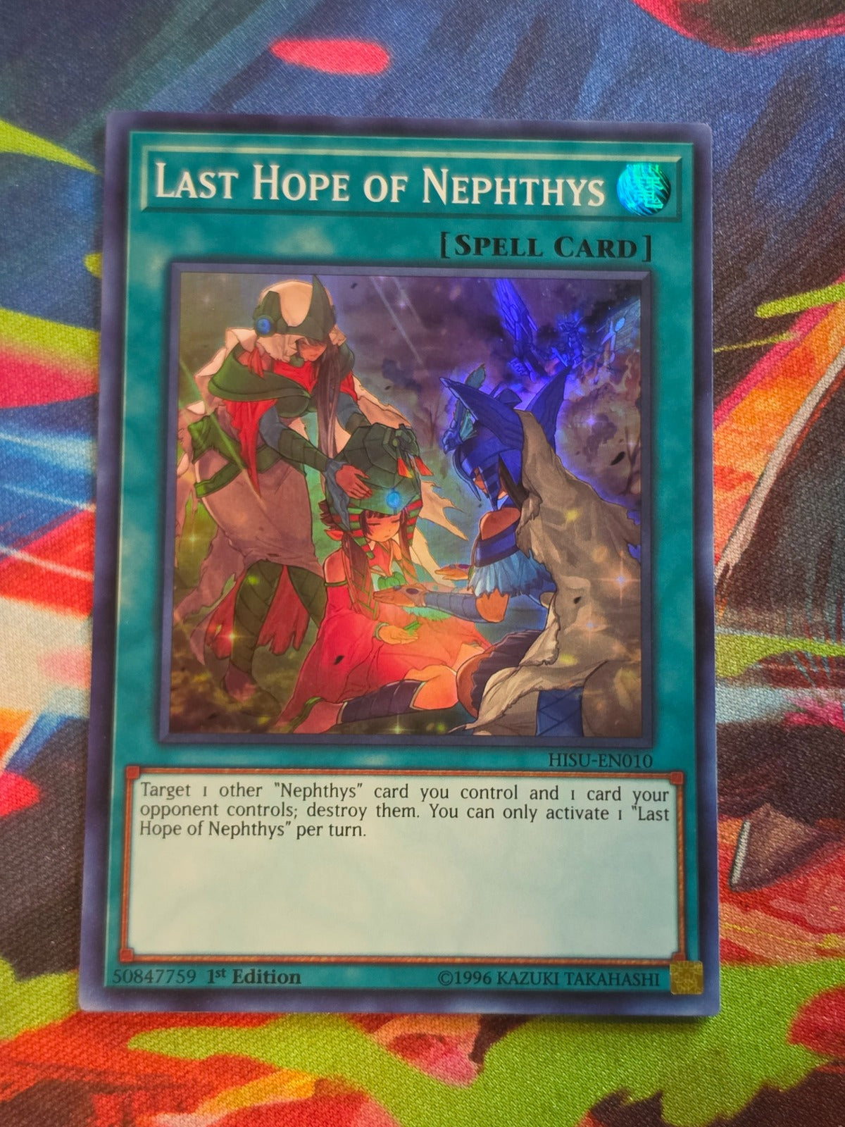 Last Hope of Nephthys Super Rare Hidden Summoners HISU-EN010 LP