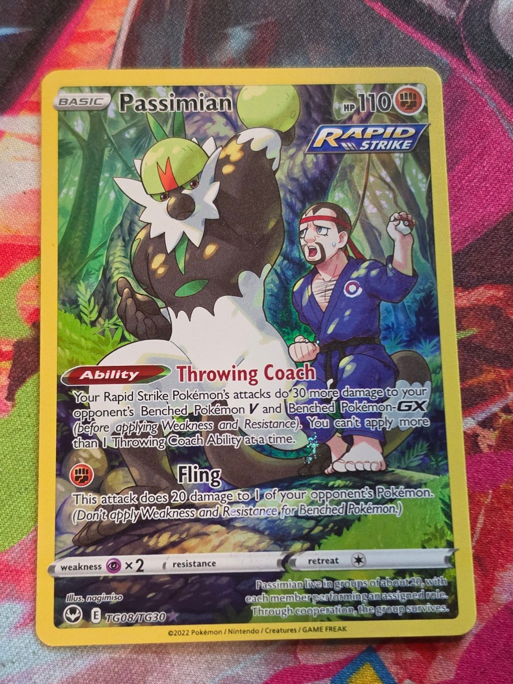 Passimian Ultra Rare SWSH12: Silver Tempest Trainer Gallery TG08/TG30 NM Pokemon