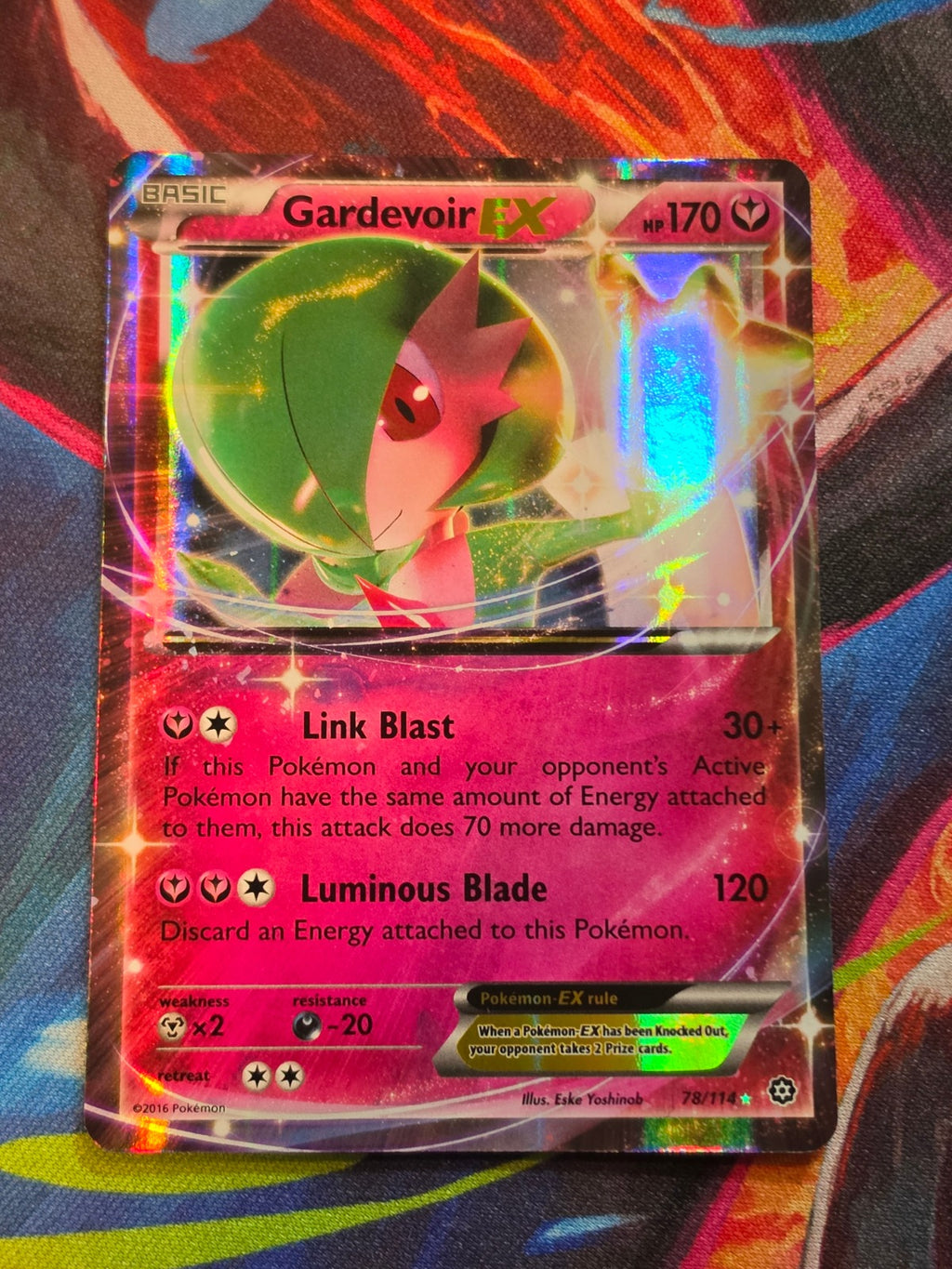 Gardevoir EX - 78/114 - XY - Steam Siege - Ultra Rare - NM-/LP+ Pokemon