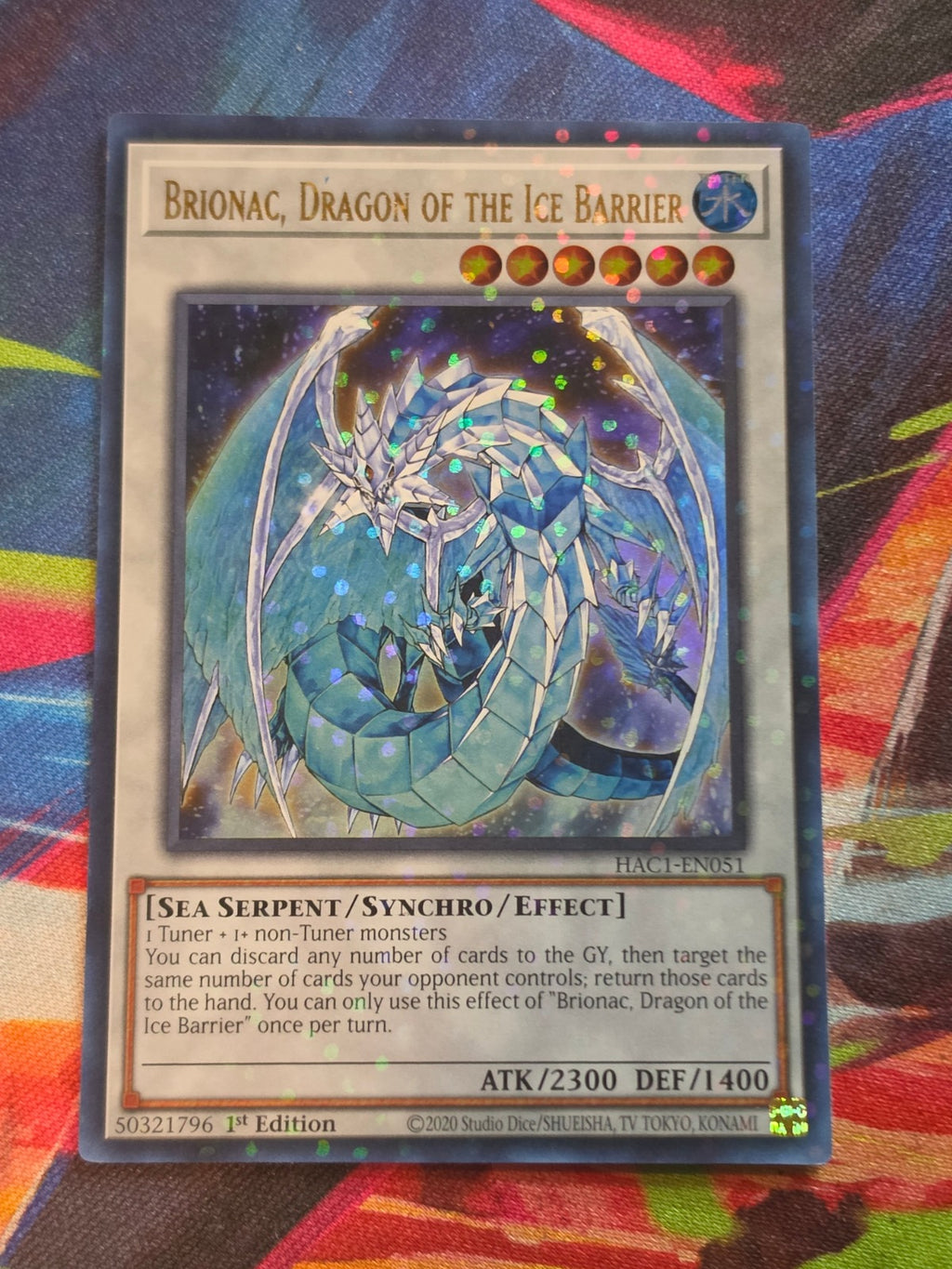 Brionac, Dragon of the Ice Barrier (Duel Terminal) Duel Terminal Technology Ultra Rare Hidden Arsenal: Chapter 1 HAC1-EN051 LP