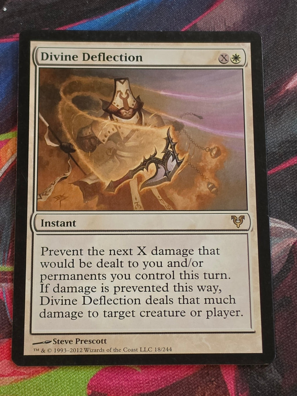Divine Deflection - 18 - Avacyn Restored - Rare - LP - MTG