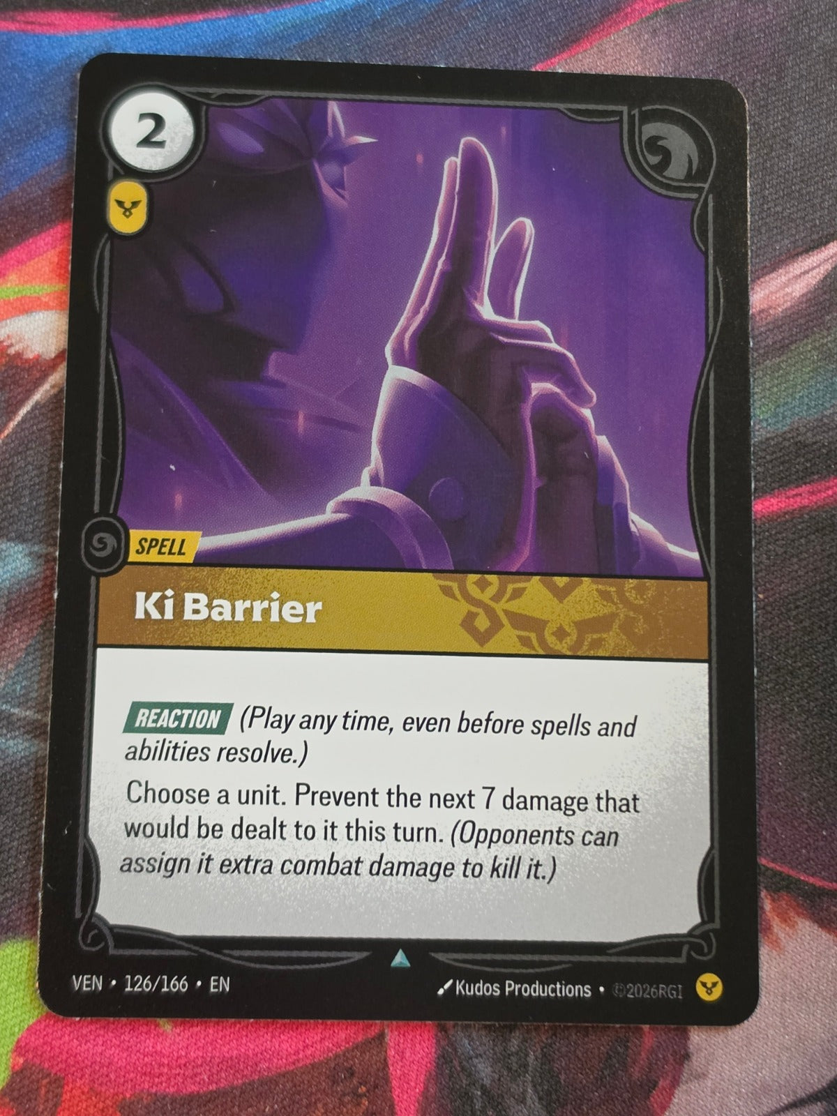 Ki Barrier - 126/166 - Vendetta - Uncommon - NM