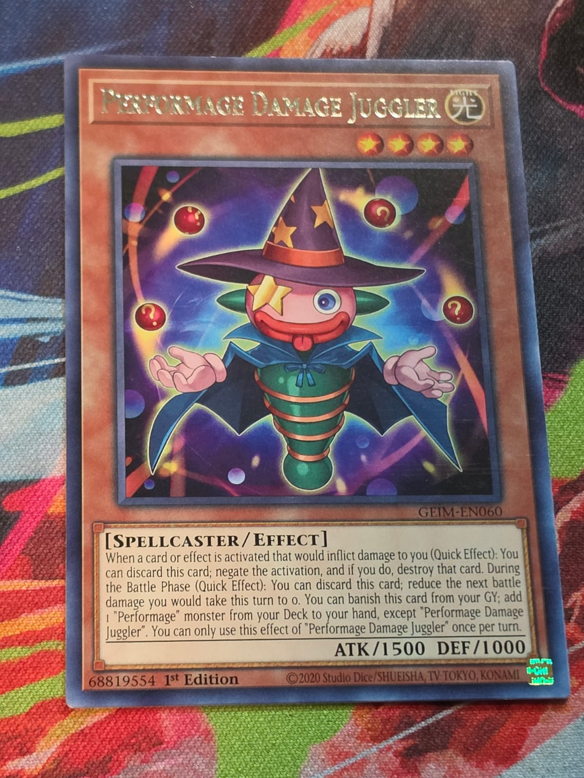 Performage Damage Juggler Rare Genesis Impact GEIM-EN060 LP