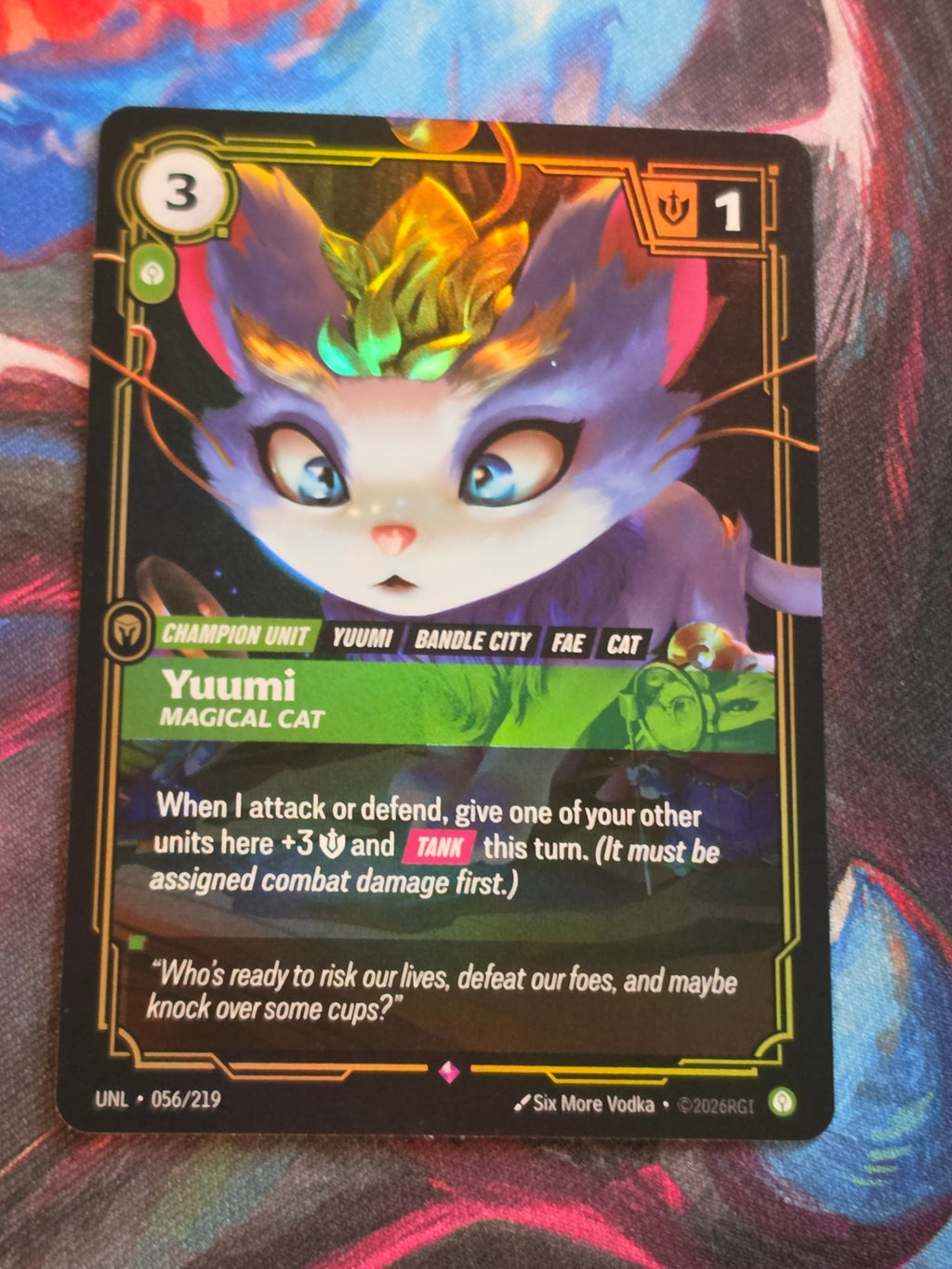 Yuumi, Magical Cat - 056/219 - Unleashed - Rare - NM